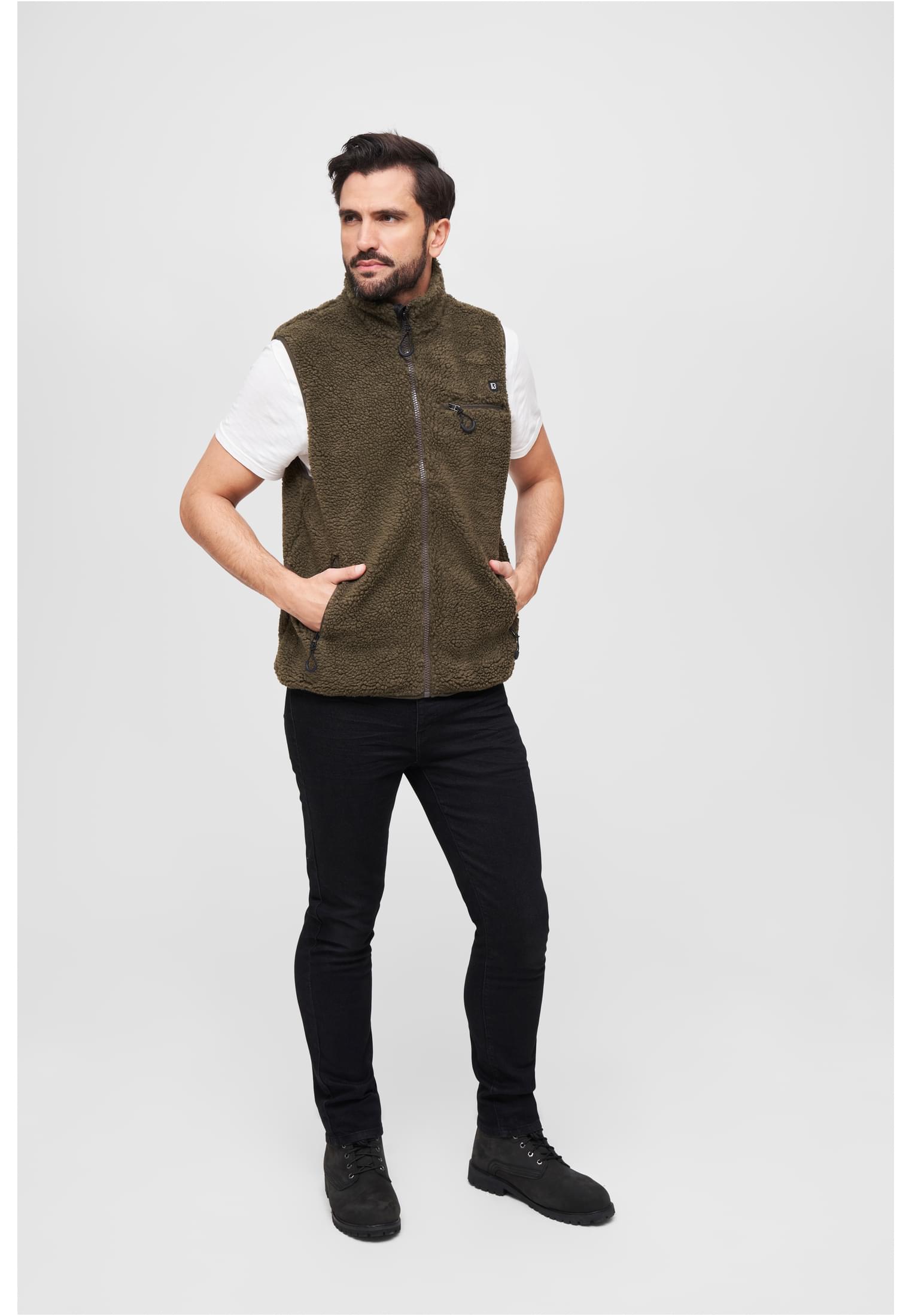 Chaleco de polar Teddyfleece para hombre verde oliva 3XL
 - variant image 4