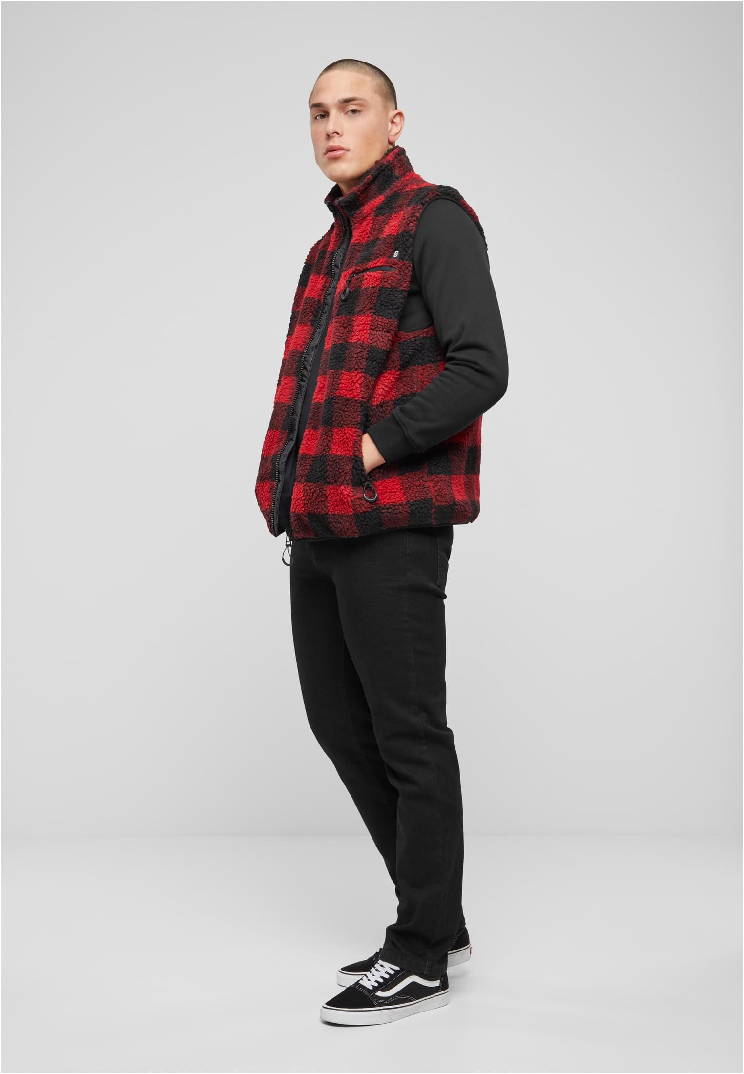Chaleco de polar Teddyfleece Hombre rojo/negro 3XL
 - variant image 4