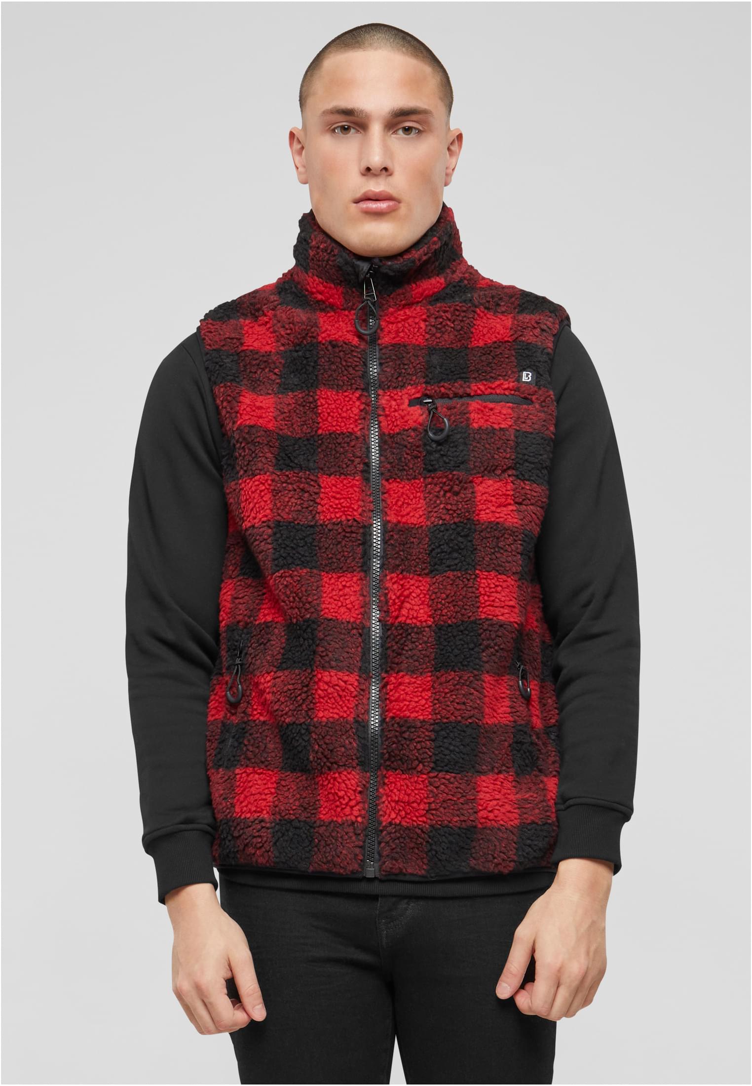 Chaleco de polar Teddyfleece Hombre rojo/negro 3XL
 - alternate variant 4