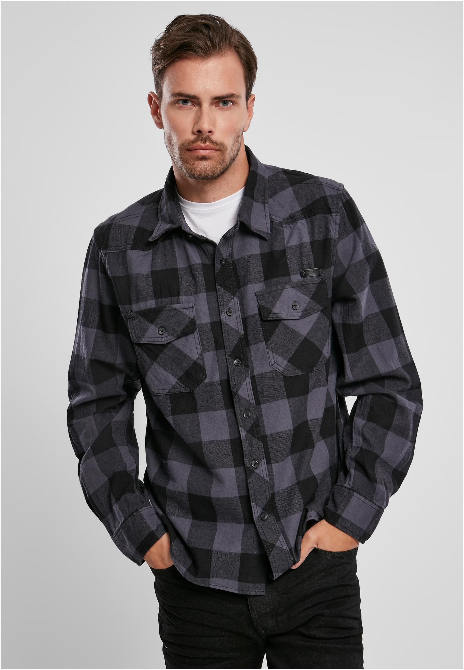 Camisa de verificación negra/gris 3XL
 - alternate variant 3