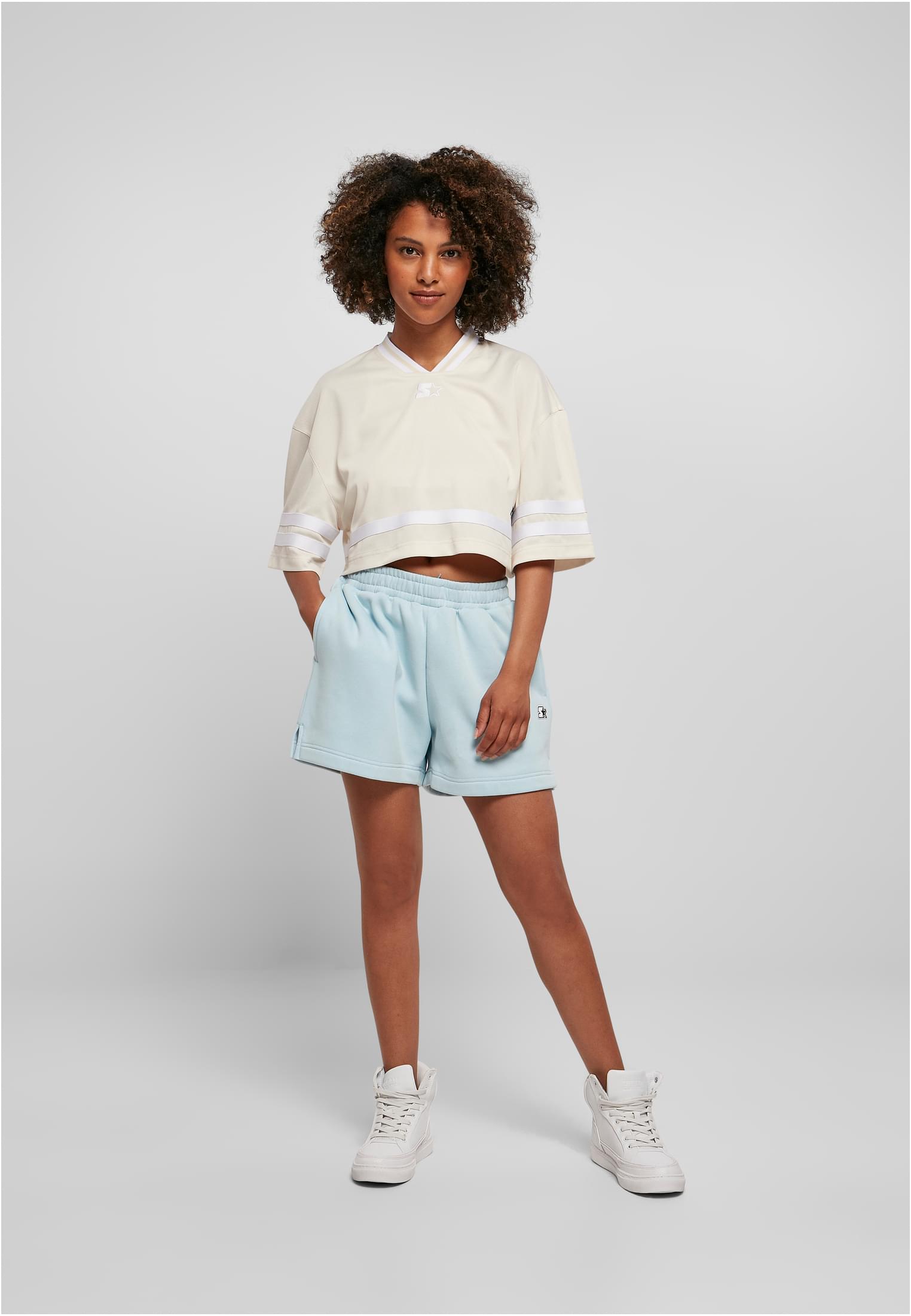 Ladies Starter Cropped Mesh Jersey palewhite/white L - variant image 4