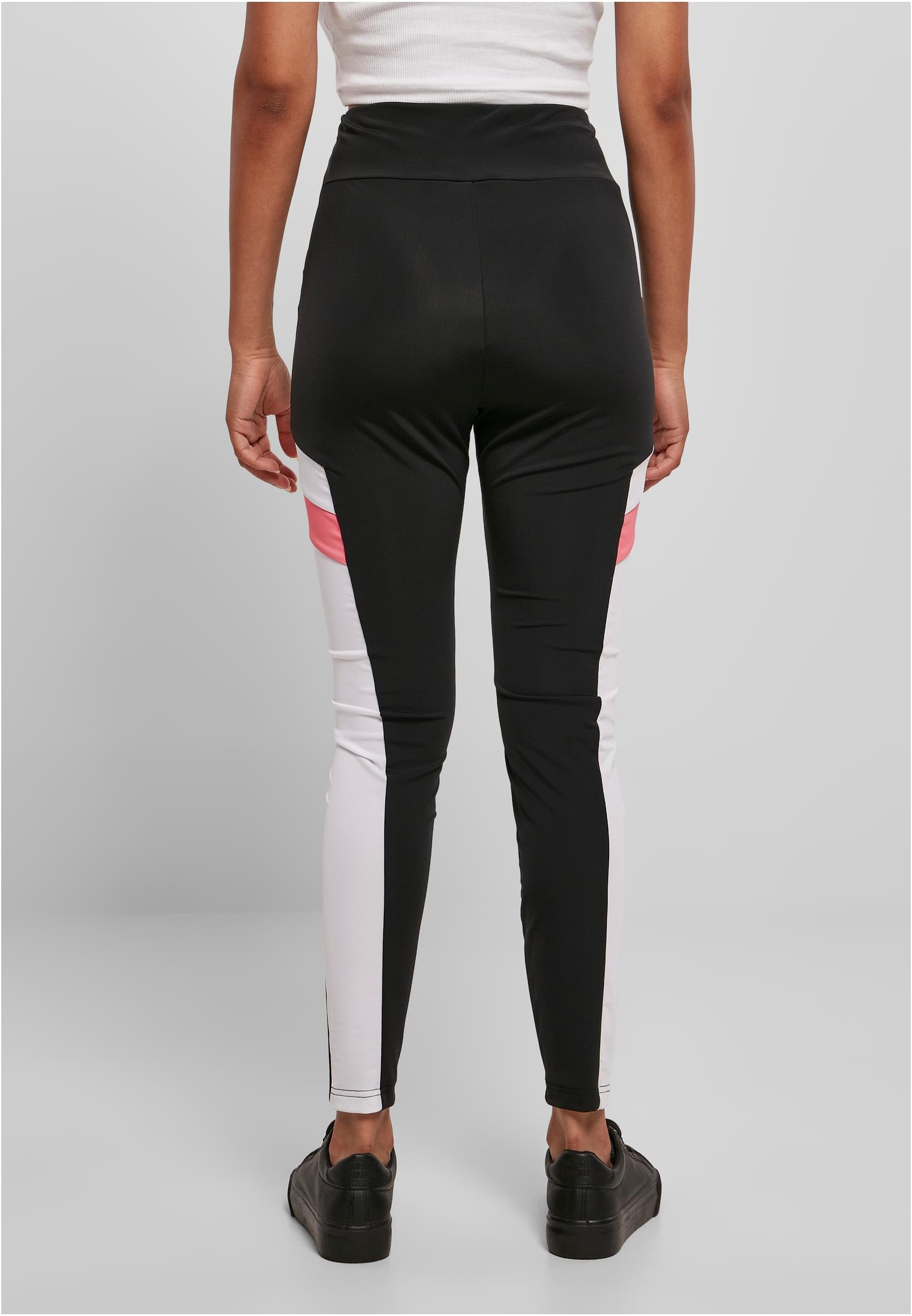 Ladies Starter Highwaist Sports Leggings blk/wht/pnkgrpfrt L - variant image 2