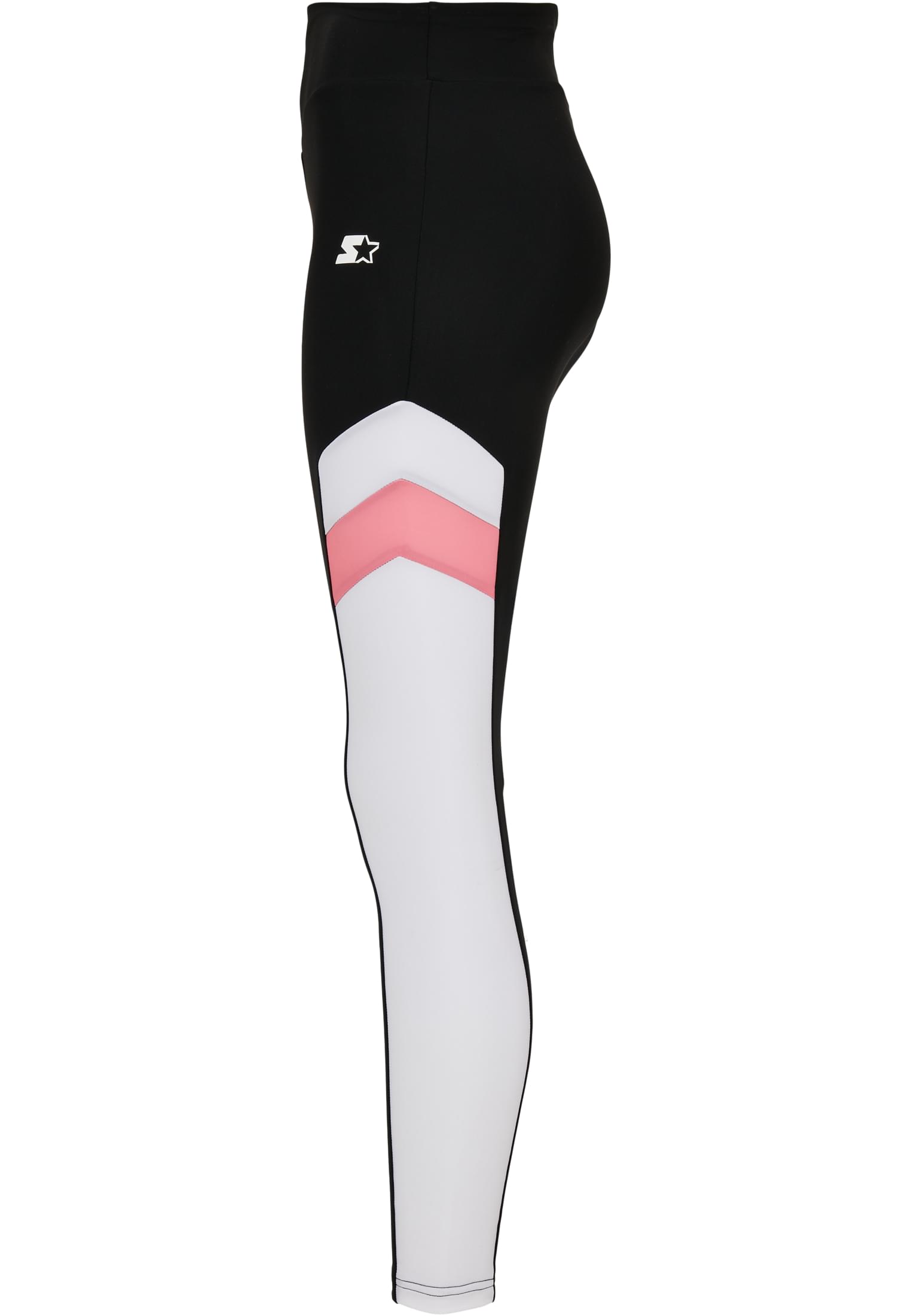 Ladies Starter Highwaist Sports Leggings blk/wht/pnkgrpfrt L - variant image 6