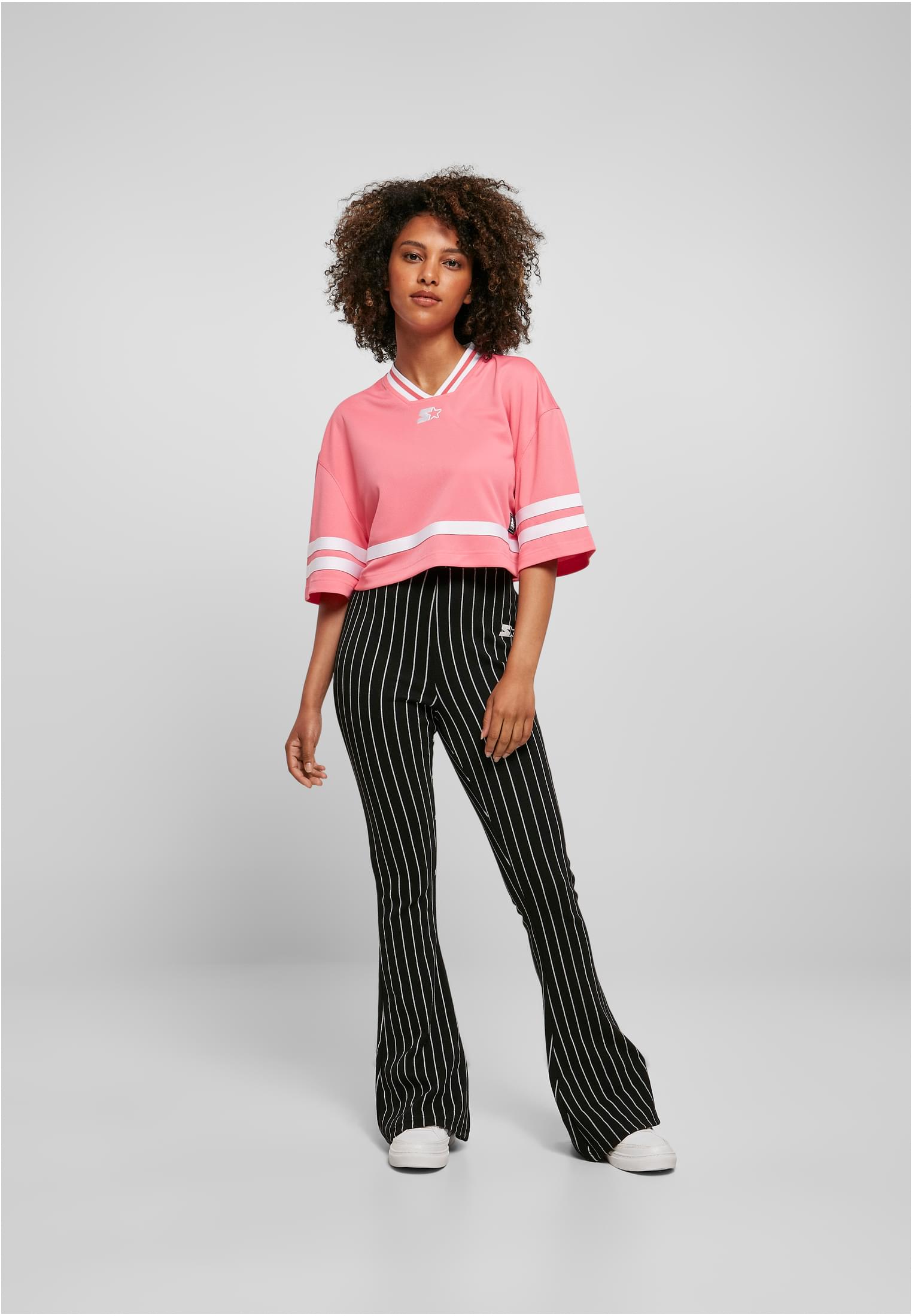 Ladies Starter Cropped Mesh Jersey pinkgrapefruit/white L - variant image 4