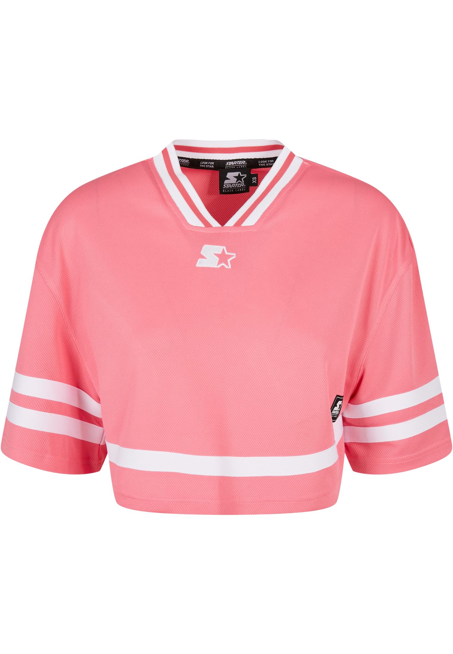 Ladies Starter Cropped Mesh Jersey pinkgrapefruit/white L - variant image 5