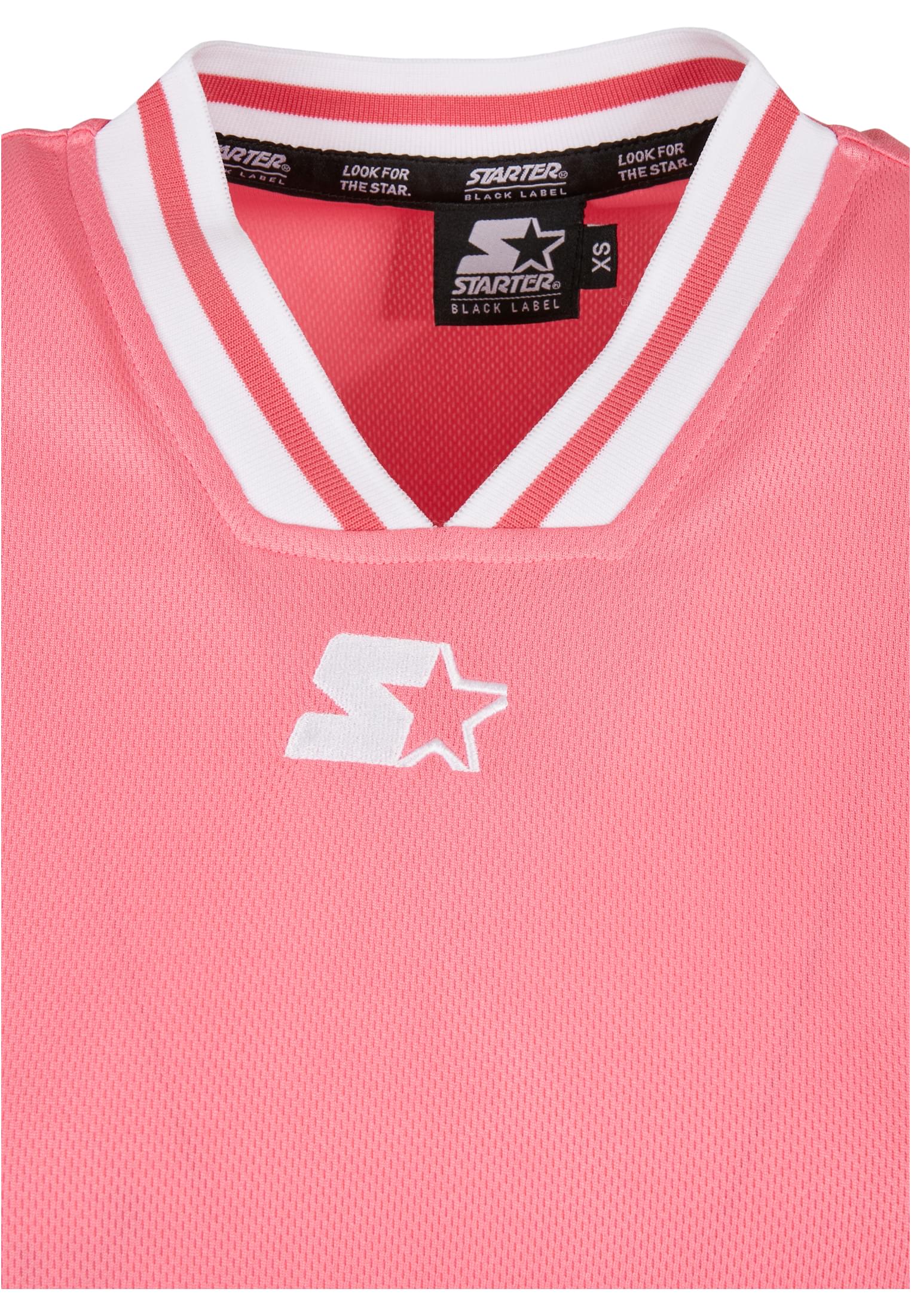Ladies Starter Cropped Mesh Jersey pinkgrapefruit/white L - variant image 7