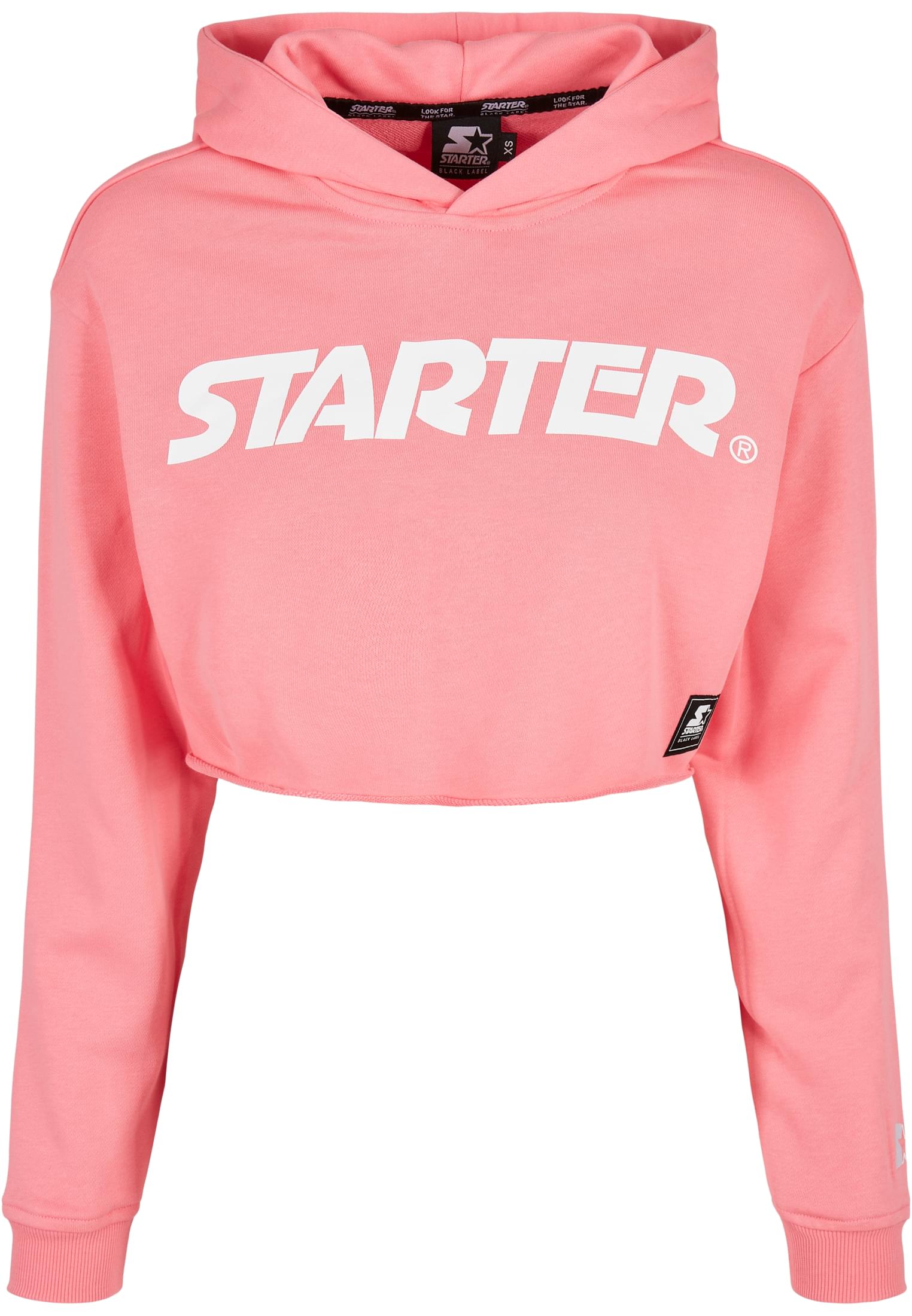 Ladies Starter Cropped Hoody pinkgrapefruit L - variant image 5