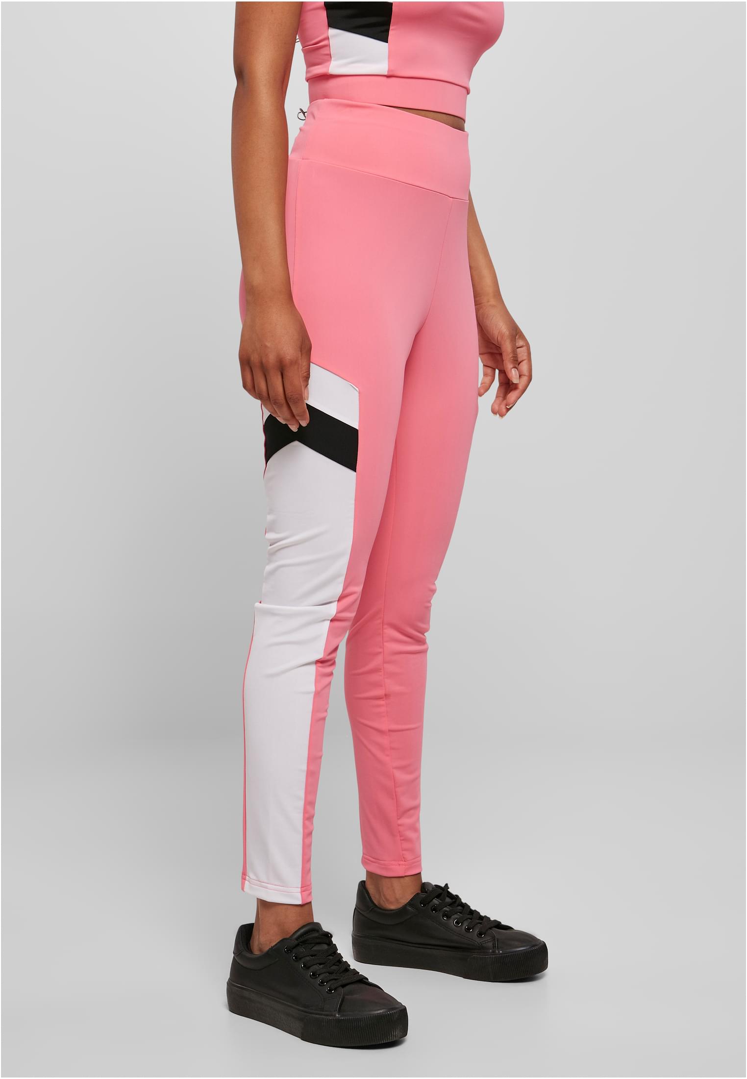 Ladies Starter Highwaist Sports Leggings pnkgrpfrt/wht/blk L - variant image 3