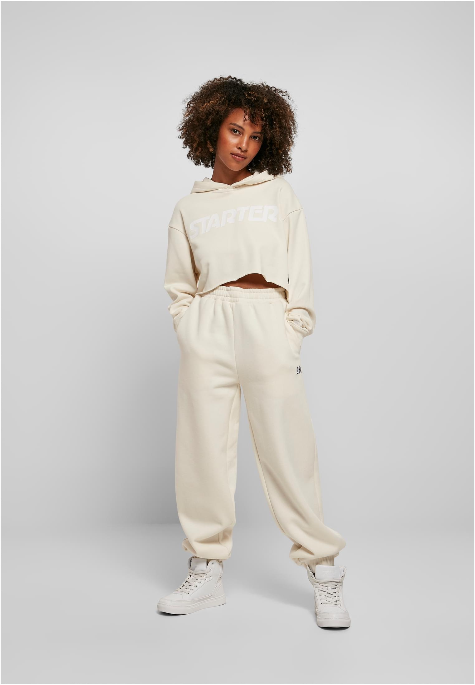 Ladies Starter Cropped Hoody palewhite L - variant image 4