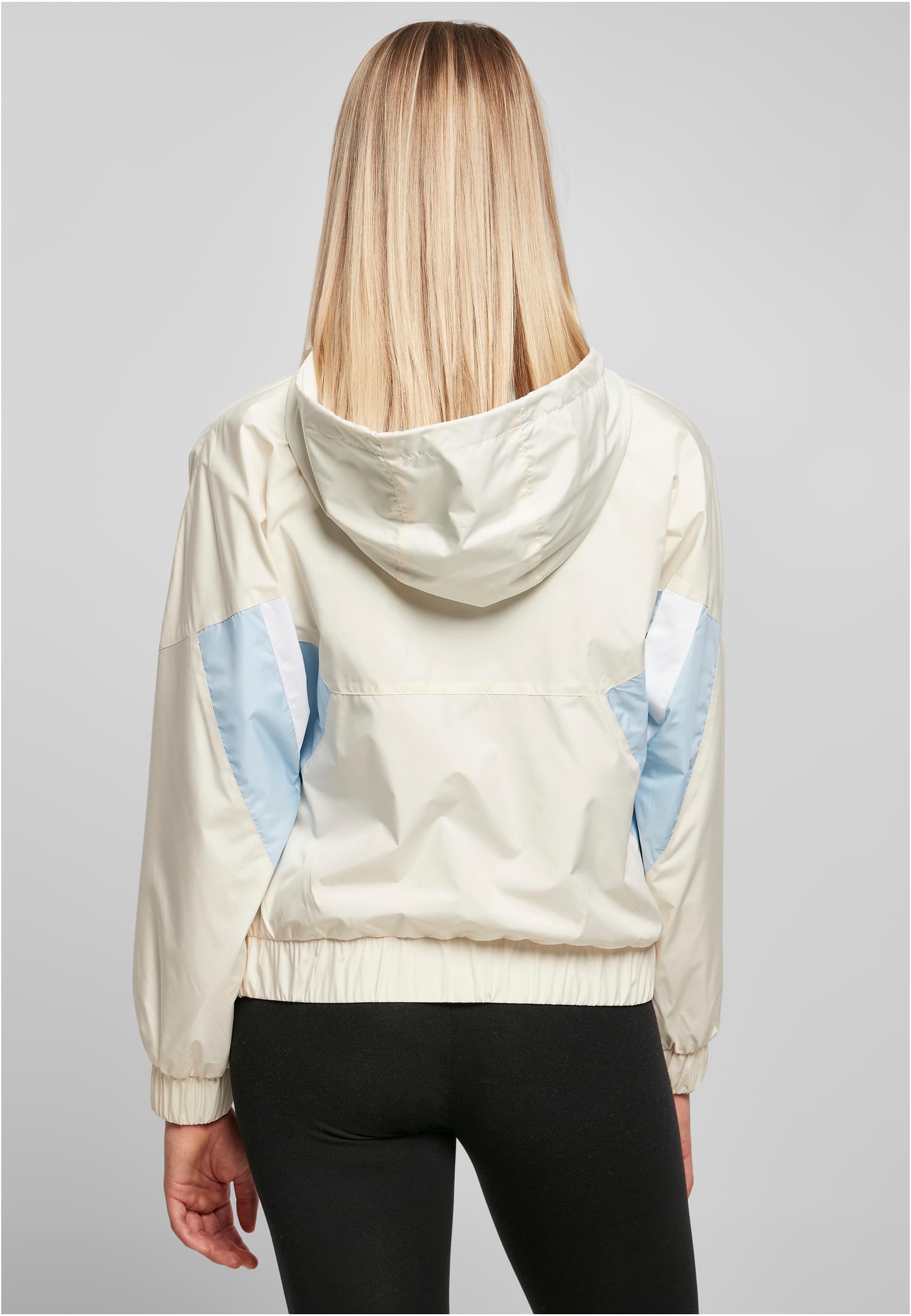 Ladies Starter Colorblock Halfzip Windbreaker palewhite/icewaterblue L - variant image 2