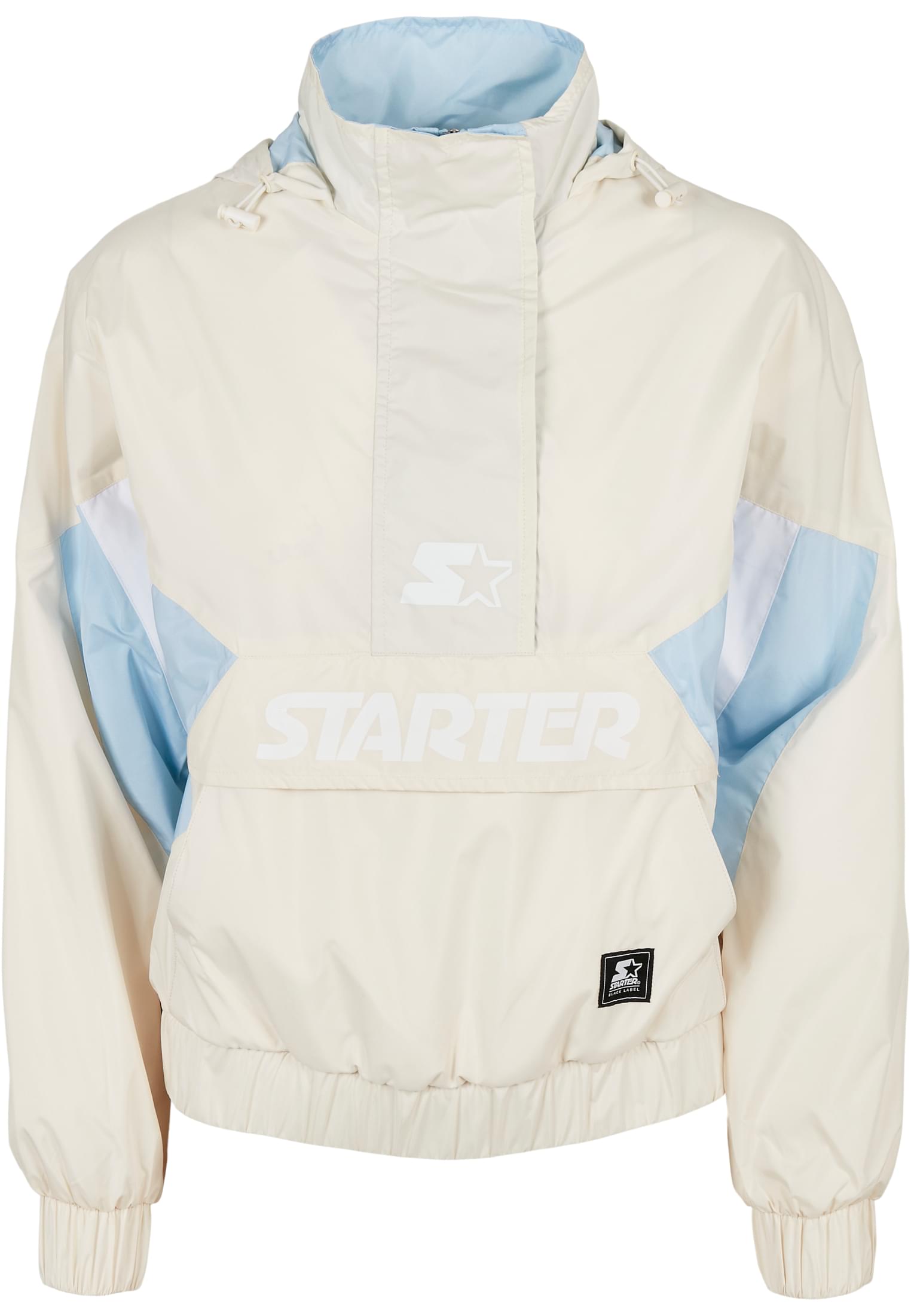Ladies Starter Colorblock Halfzip Windbreaker palewhite/icewaterblue L - variant image 5