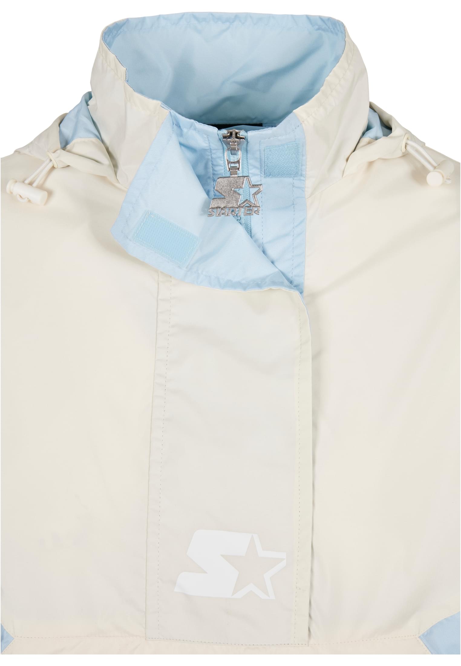 Ladies Starter Colorblock Halfzip Windbreaker palewhite/icewaterblue L - variant image 7