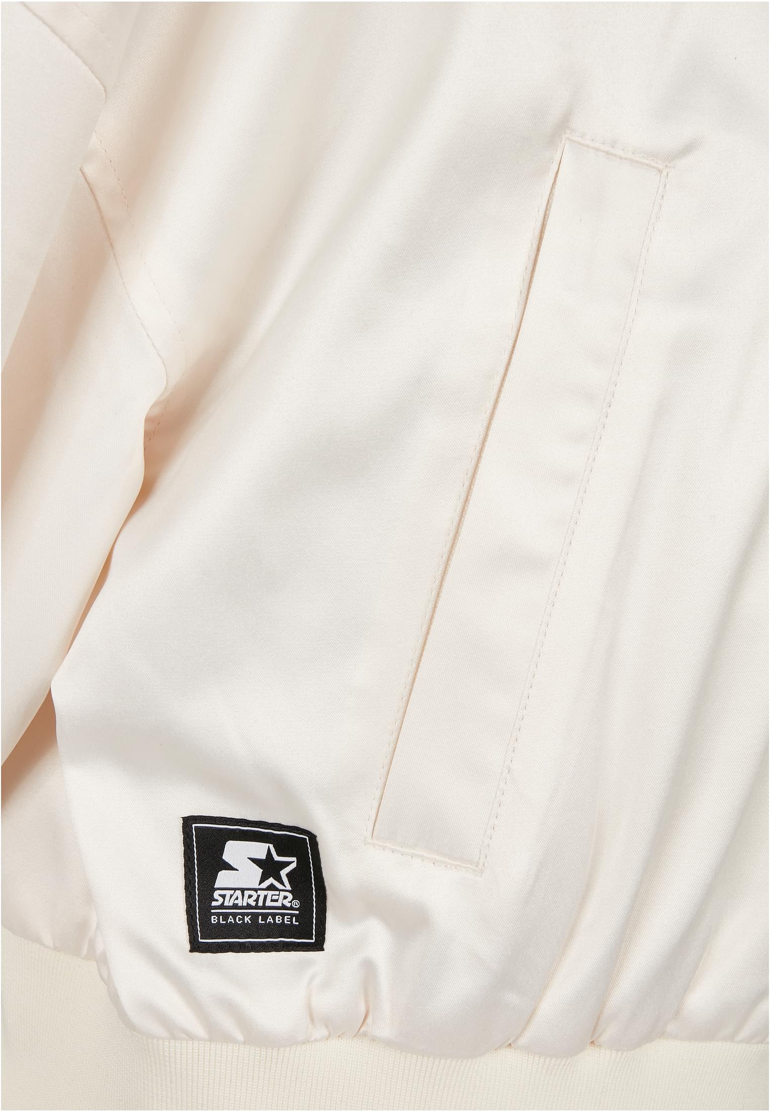 Ladies Starter Satin College Jacket palewhite L - variant image 10