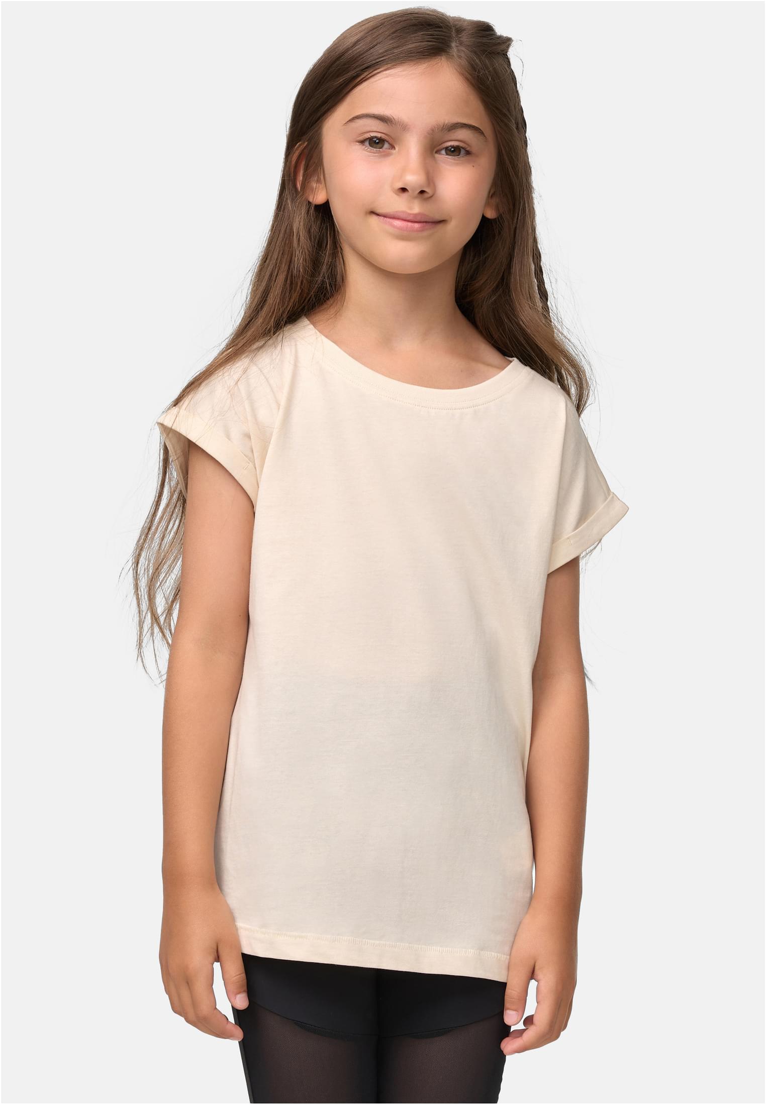 Girls Organic Extended Shoulder Tee whitesand 122/128 - alternate variant 4