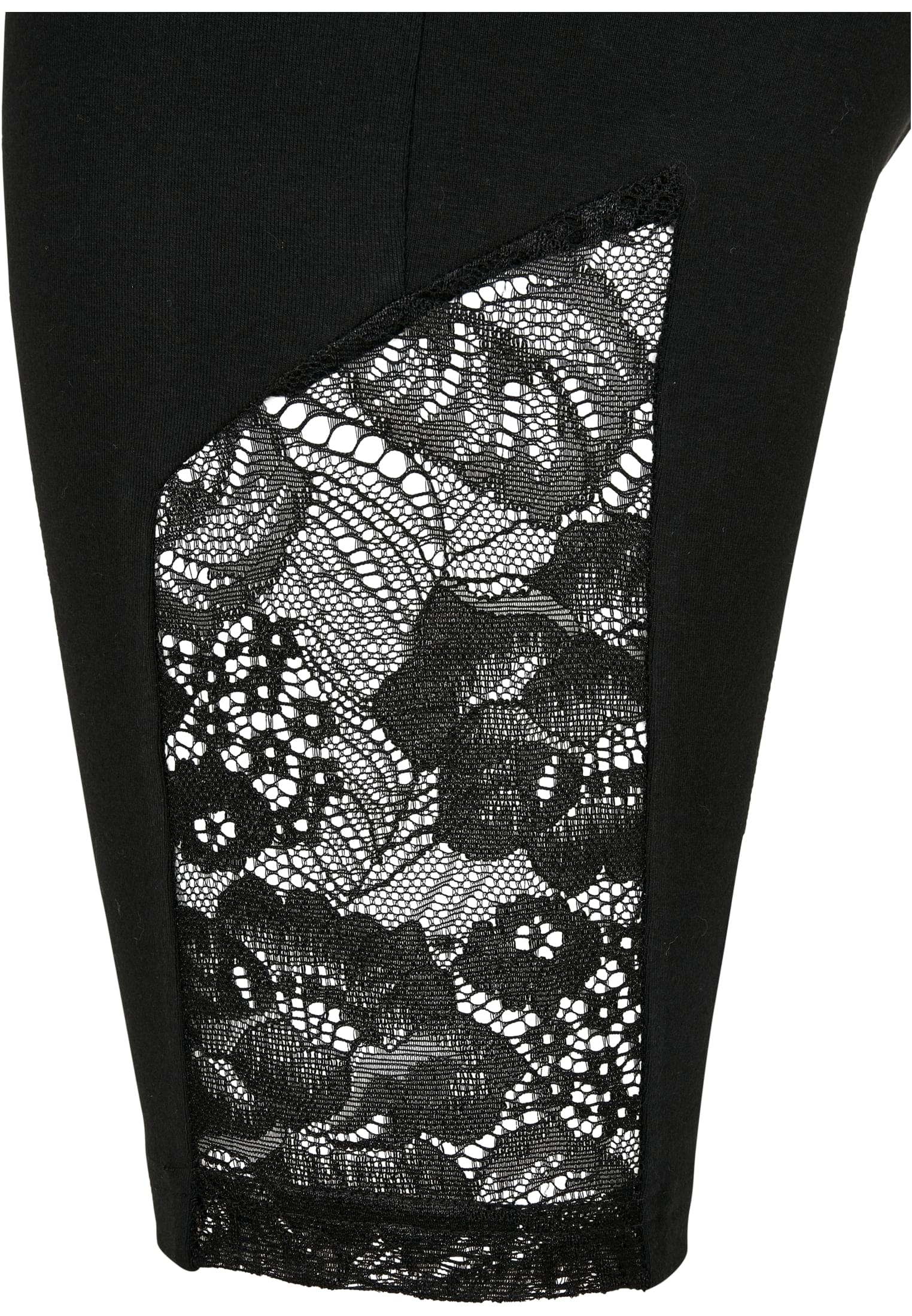 レディース ハイウエスト 레이ス インセット サイクリングショーツ ブラック 3XL
 - variant image 9