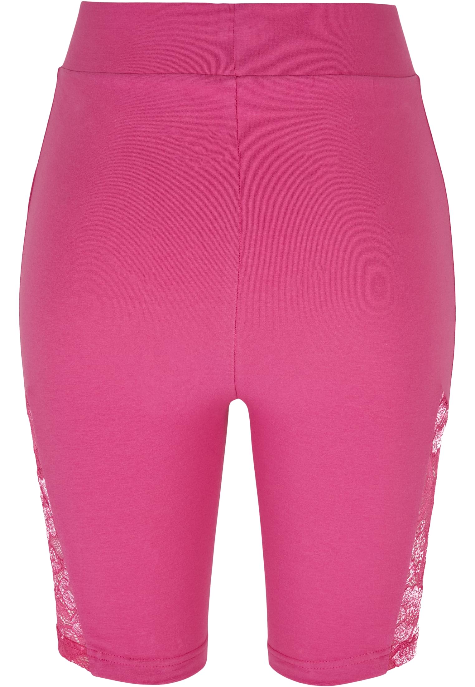 Ladies High Waist Lace Inset Cycle Shorts brightviolet 3XL - variant image 7