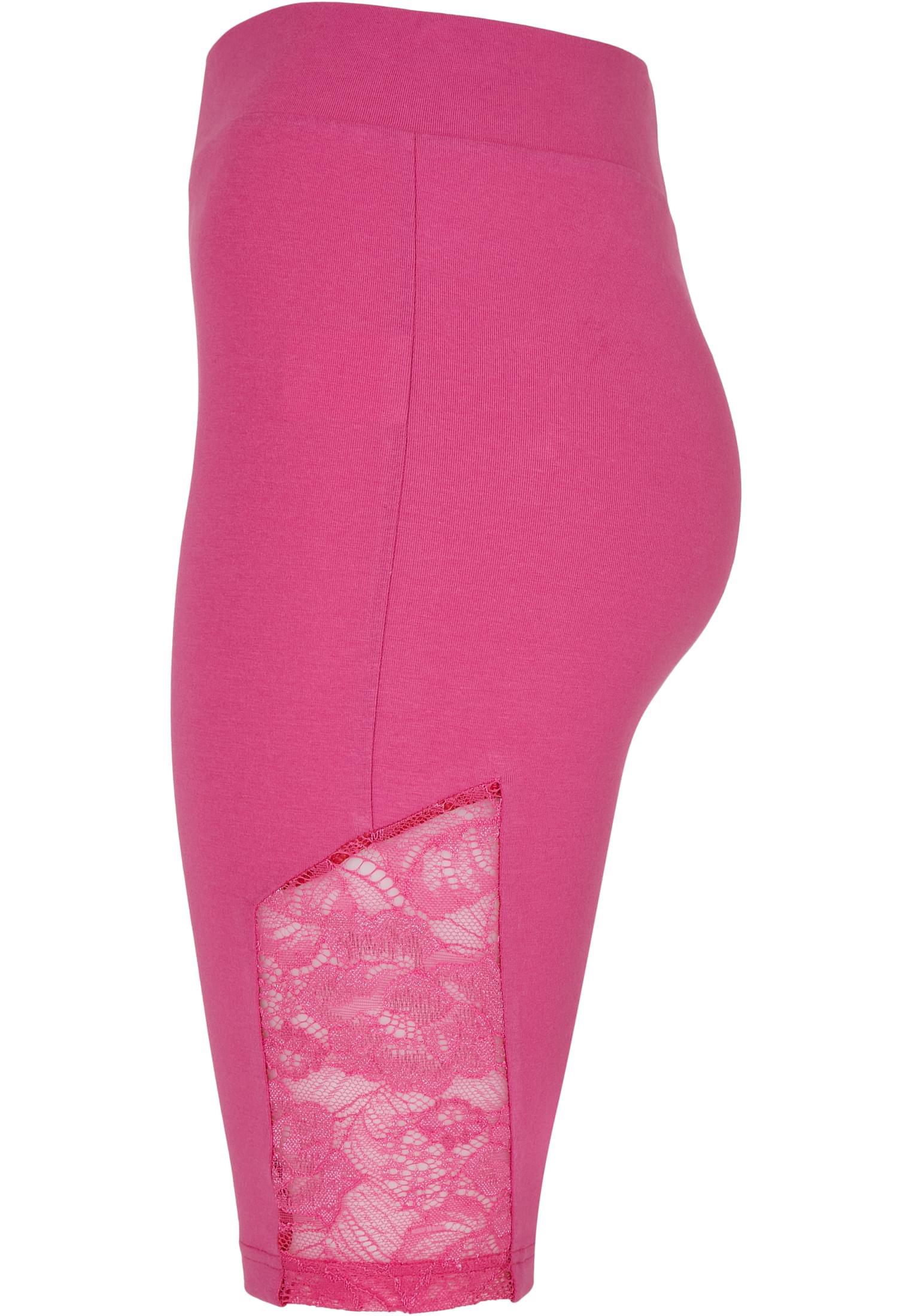 Ladies High Waist Lace Inset Cycle Shorts brightviolet 3XL - variant image 6
