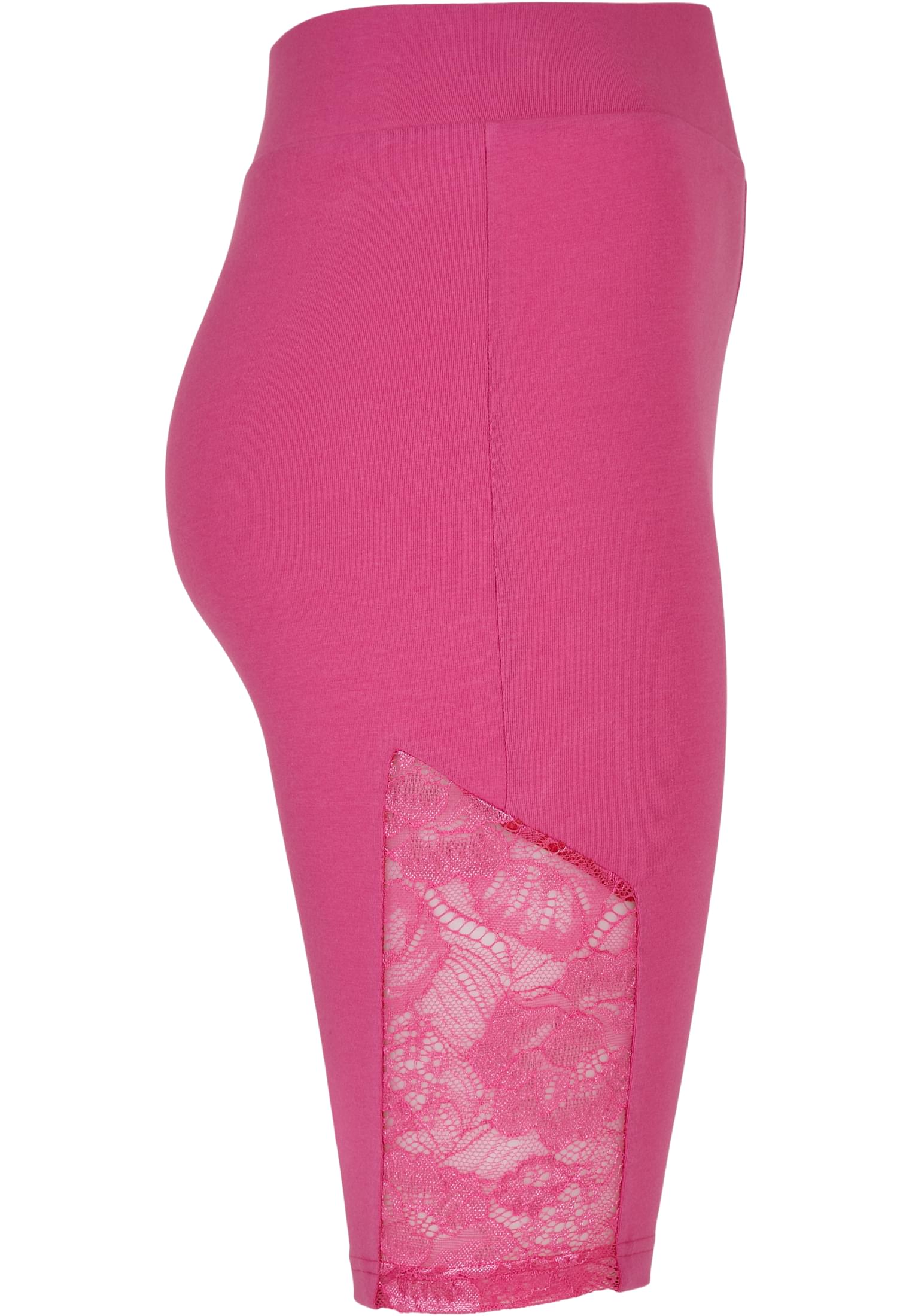 Ladies High Waist Lace Inset Cycle Shorts brightviolet 3XL - variant image 8
