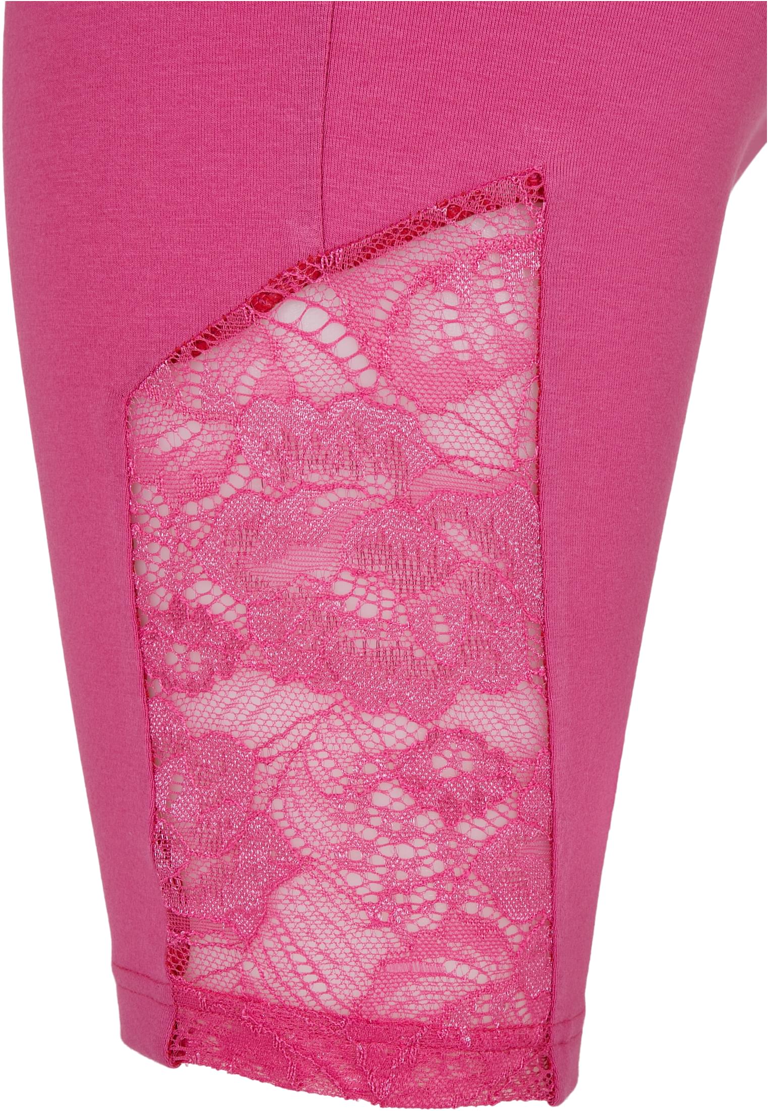 Ladies High Waist Lace Inset Cycle Shorts brightviolet 3XL - variant image 9
