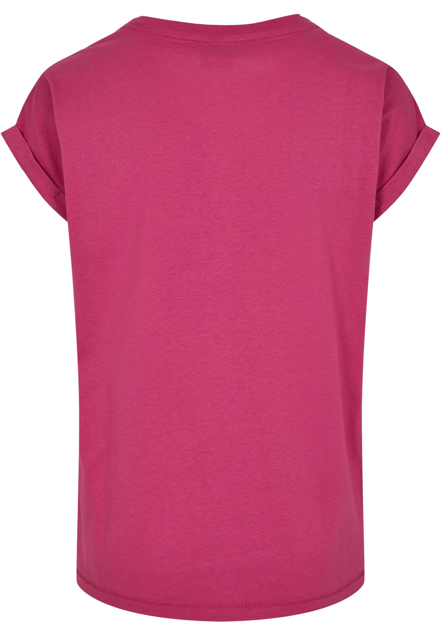 Frauen Verlängerter Schulter T-Shirt leuchtend violett 3XL
 - variant image 9