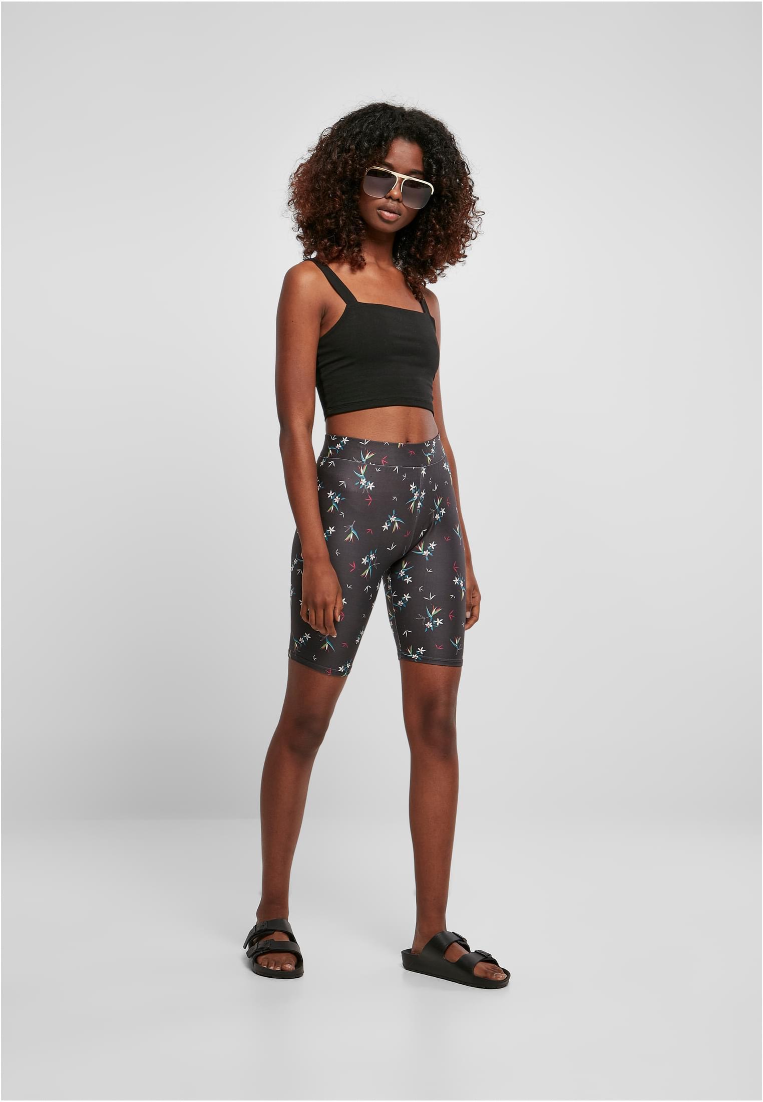 Ladies Soft AOP Cycle Shorts blackfloret 3XL - variant image 4
