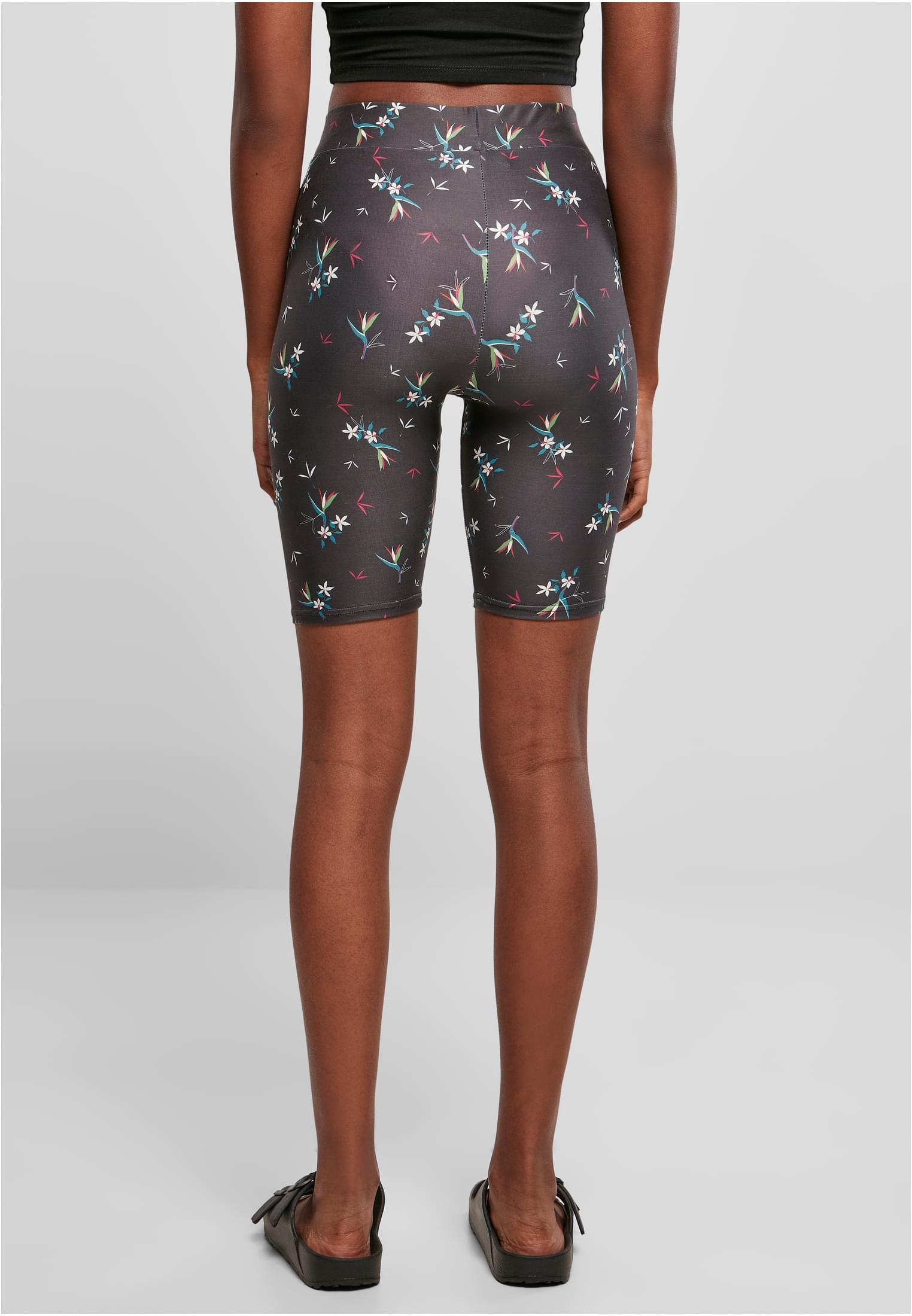 Ladies Soft AOP Cycle Shorts blackfloret 3XL - variant image 2