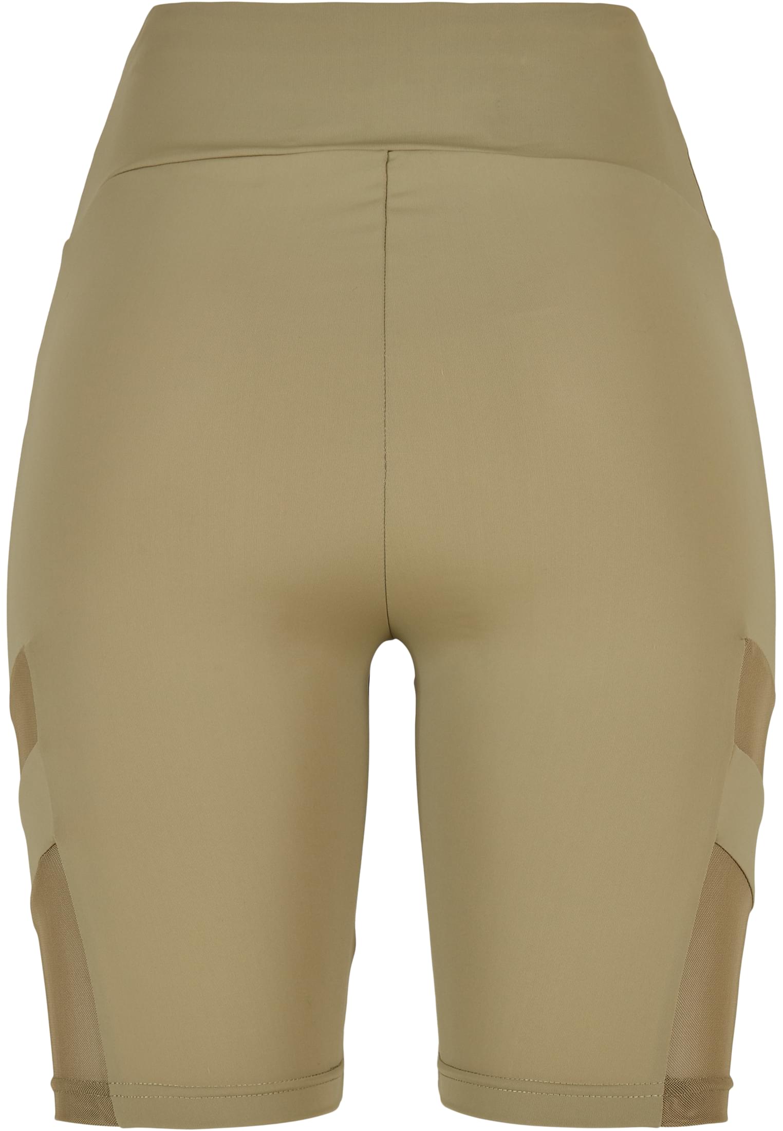 Ladies High Waist Tech Mesh Cycle Shorts khaki 3XL - variant image 7