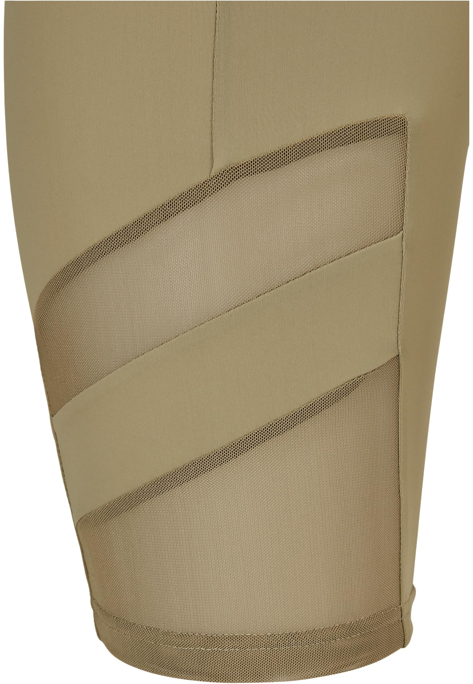 Ladies High Waist Tech Mesh Cycle Shorts khaki 3XL - variant image 9