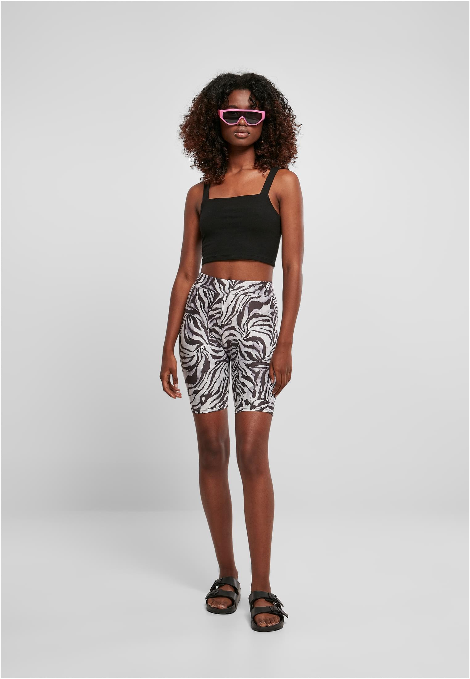 Ladies Soft AOP Cycle Shorts blackzebra 3XL - variant image 4