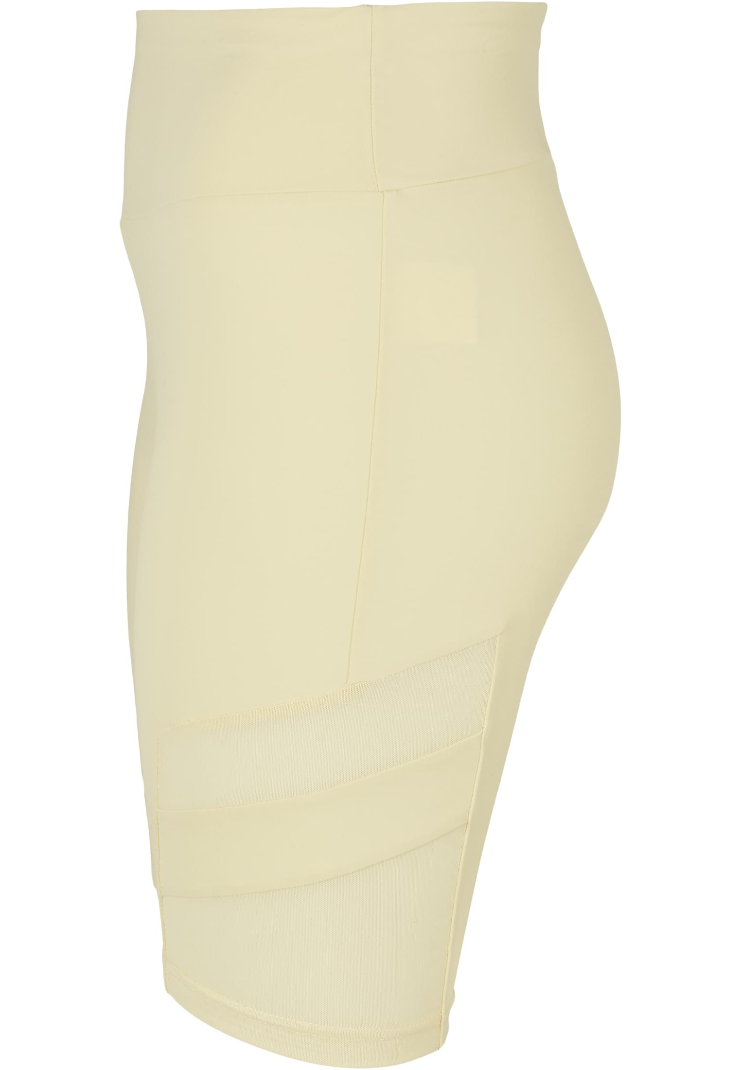 Ladies High Waist Tech Mesh Cycle Shorts softyellow 3XL - variant image 6