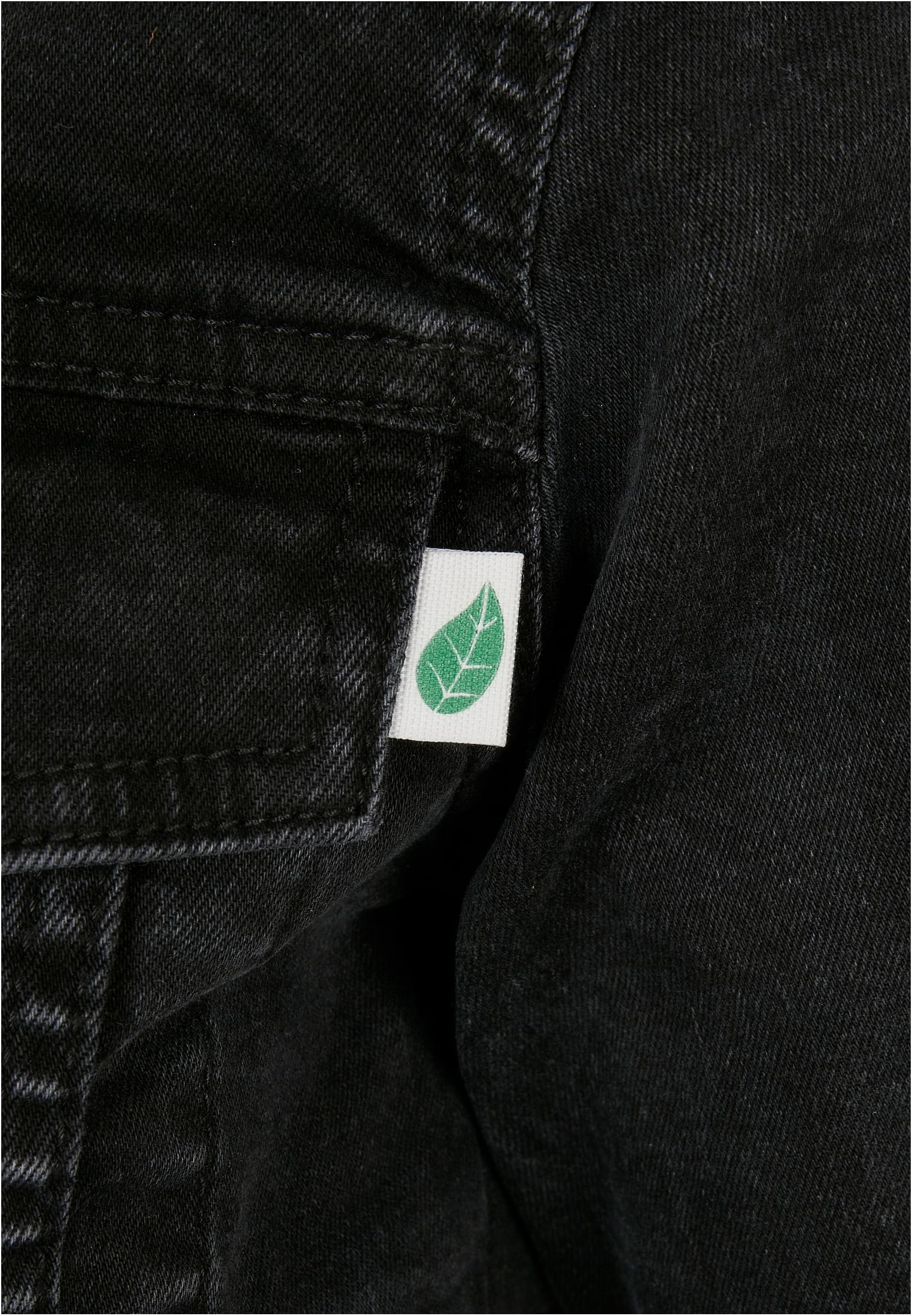 Ladies Organic Denim Jacket black washed 3XL - variant image 10
