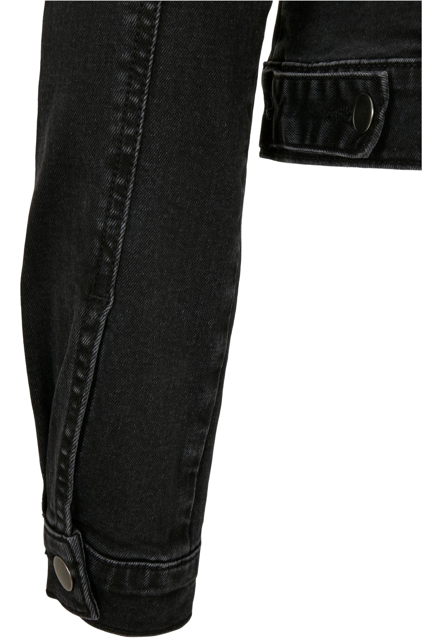 Ladies Organic Denim Jacket black washed 3XL - variant image 12