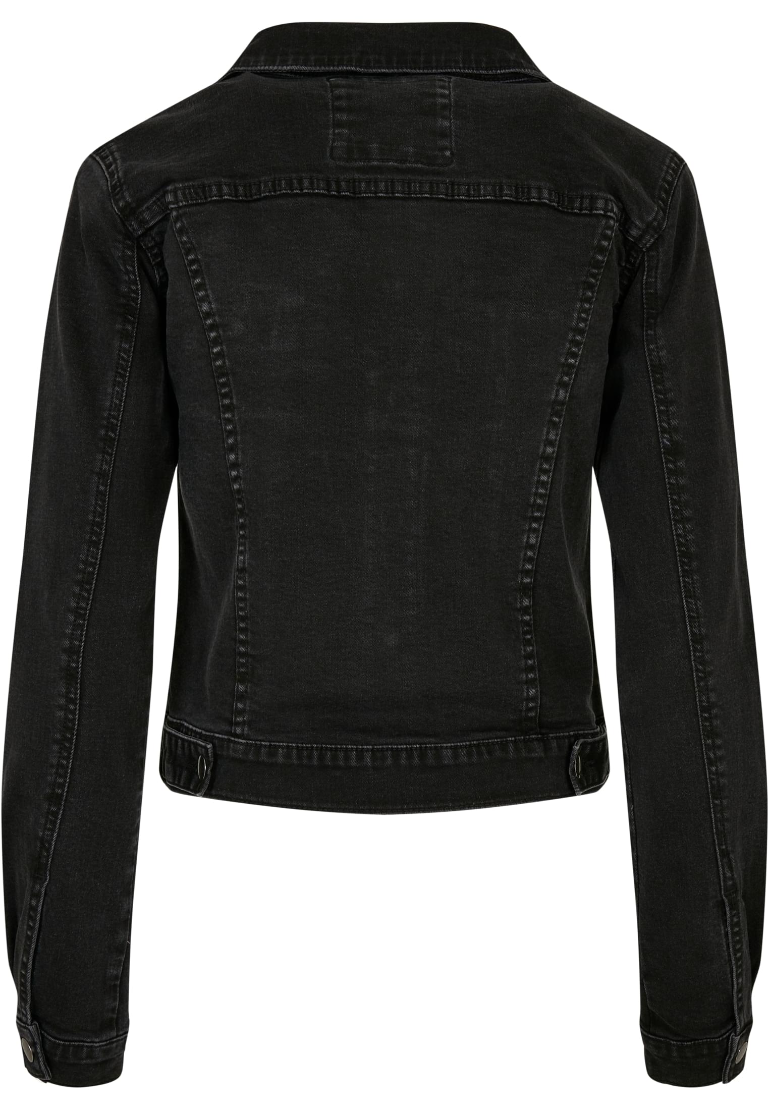 Ladies Organic Denim Jacket black washed 3XL - variant image 6
