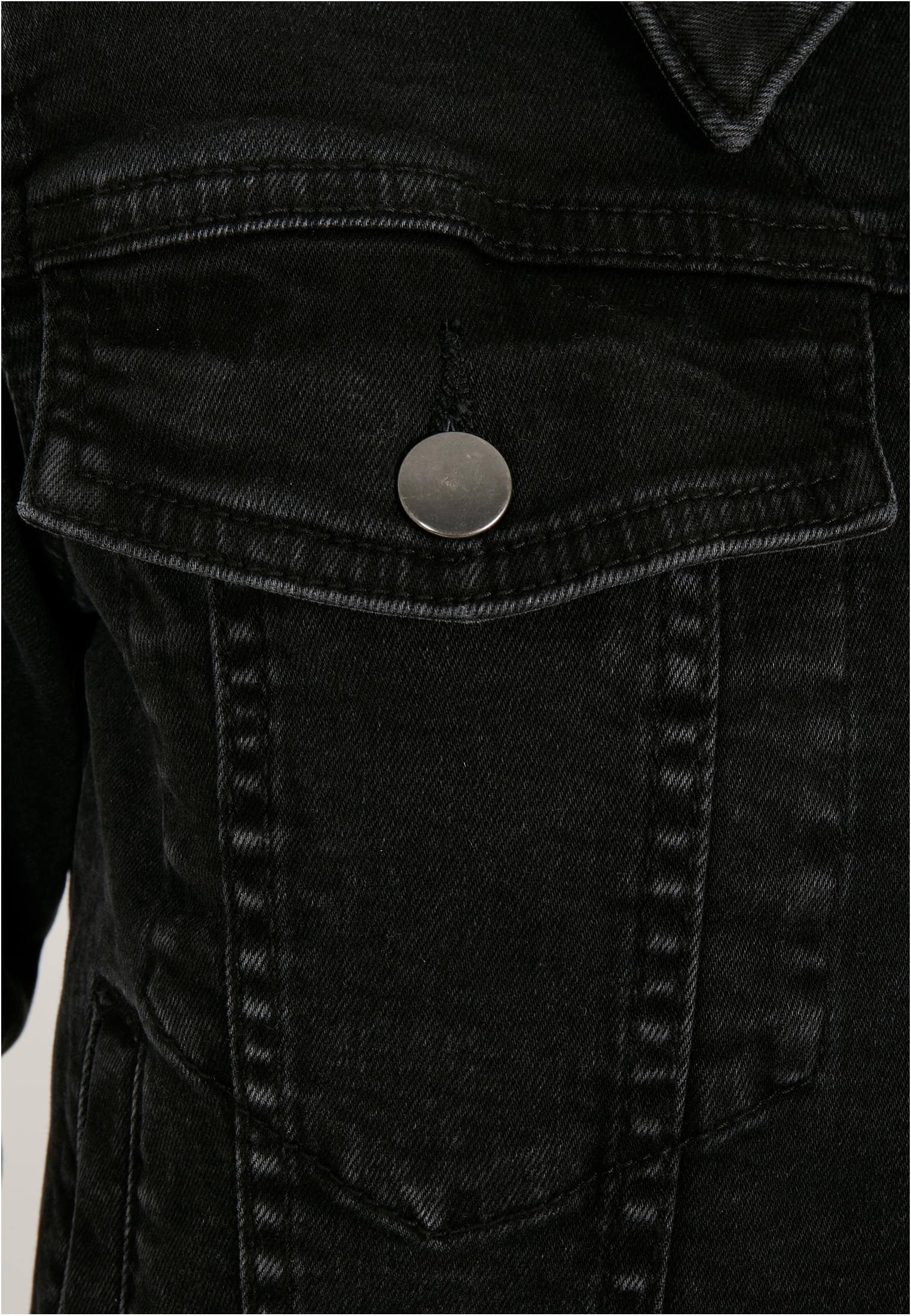 Ladies Organic Denim Jacket black washed 3XL - variant image 9
