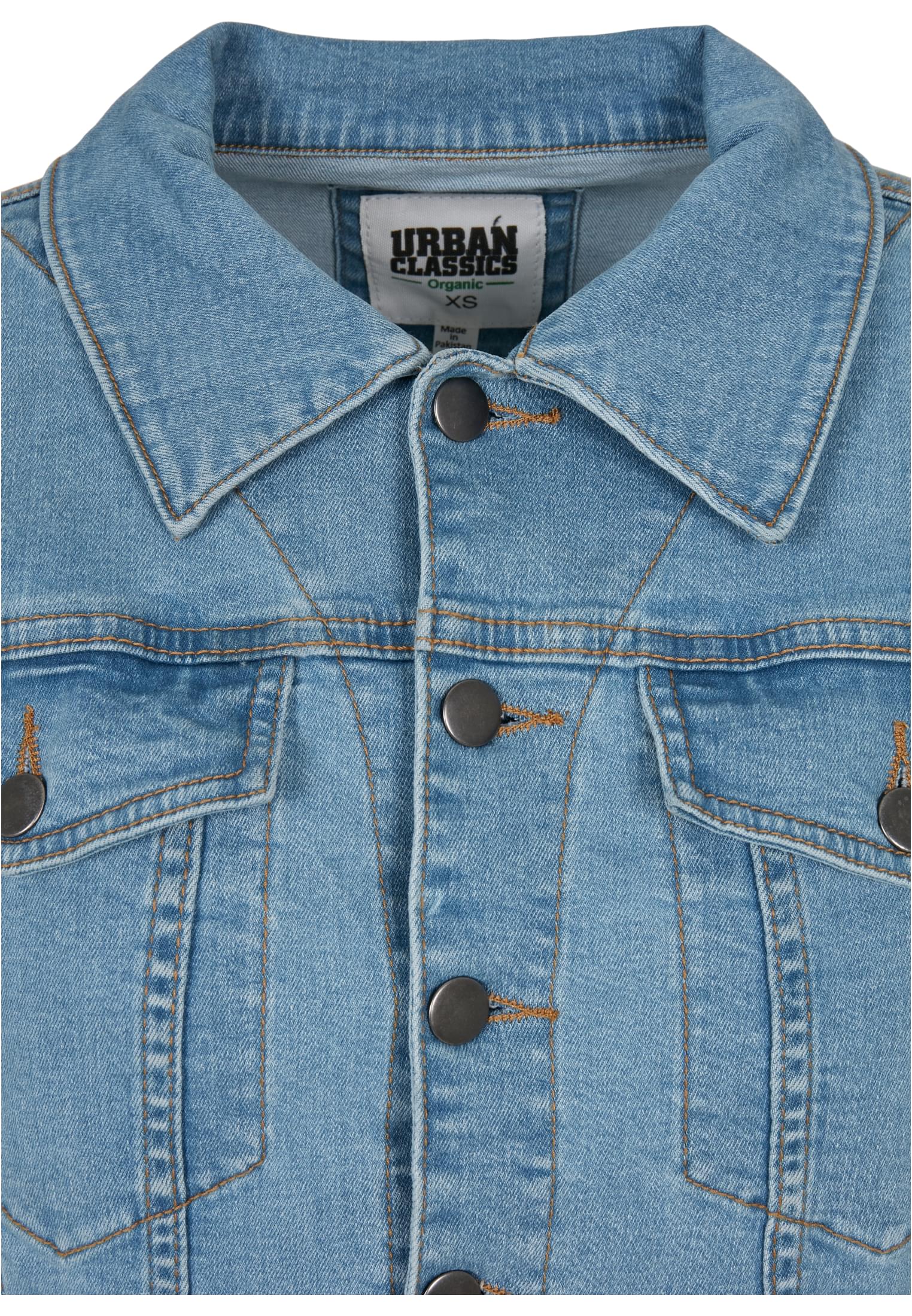 Ladies Organic Denim Jacket clearblue bleached 3XL - variant image 7