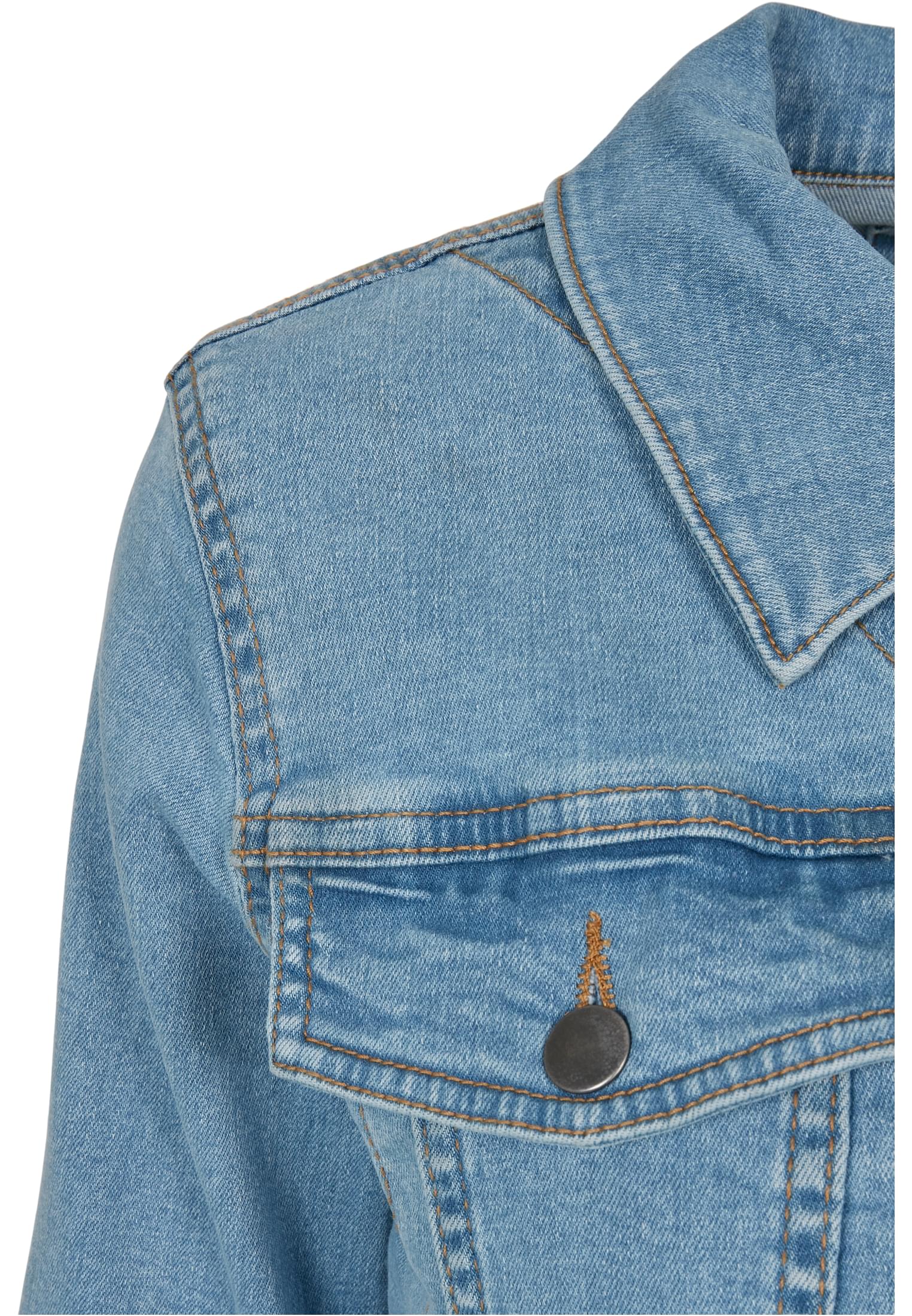Ladies Organic Denim Jacket clearblue bleached 3XL - variant image 8