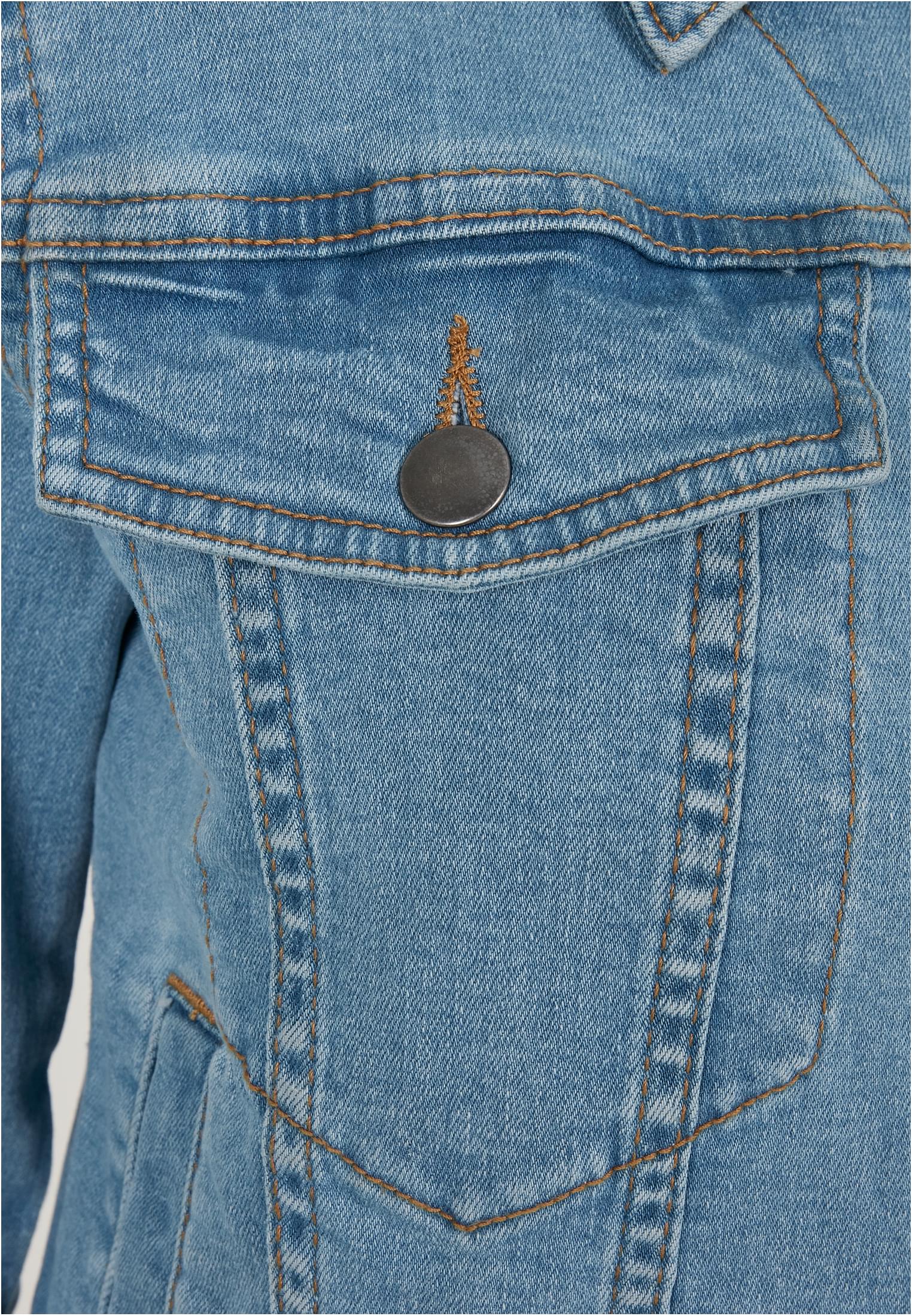 Ladies Organic Denim Jacket clearblue bleached 3XL - variant image 9