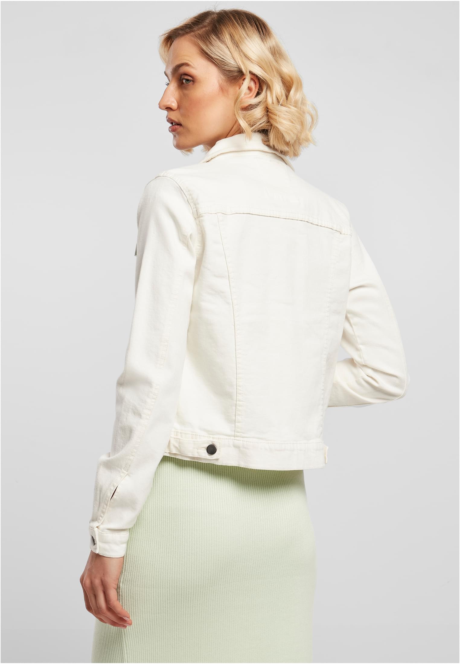 Ladies Organic Denim Jacket offwhite raw 3XL - variant image 2
