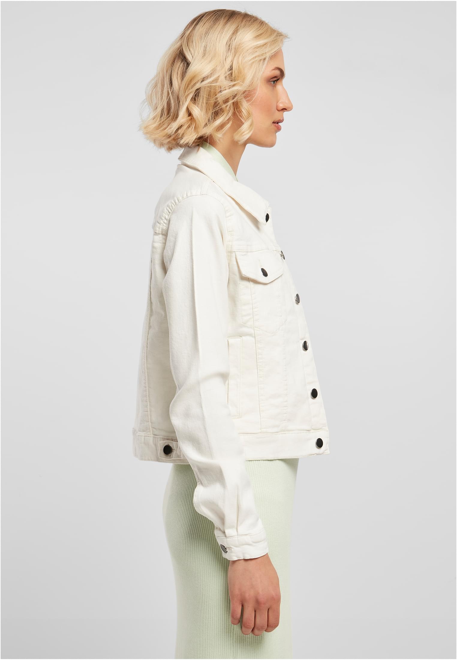 Ladies Organic Denim Jacket offwhite raw 3XL - variant image 3