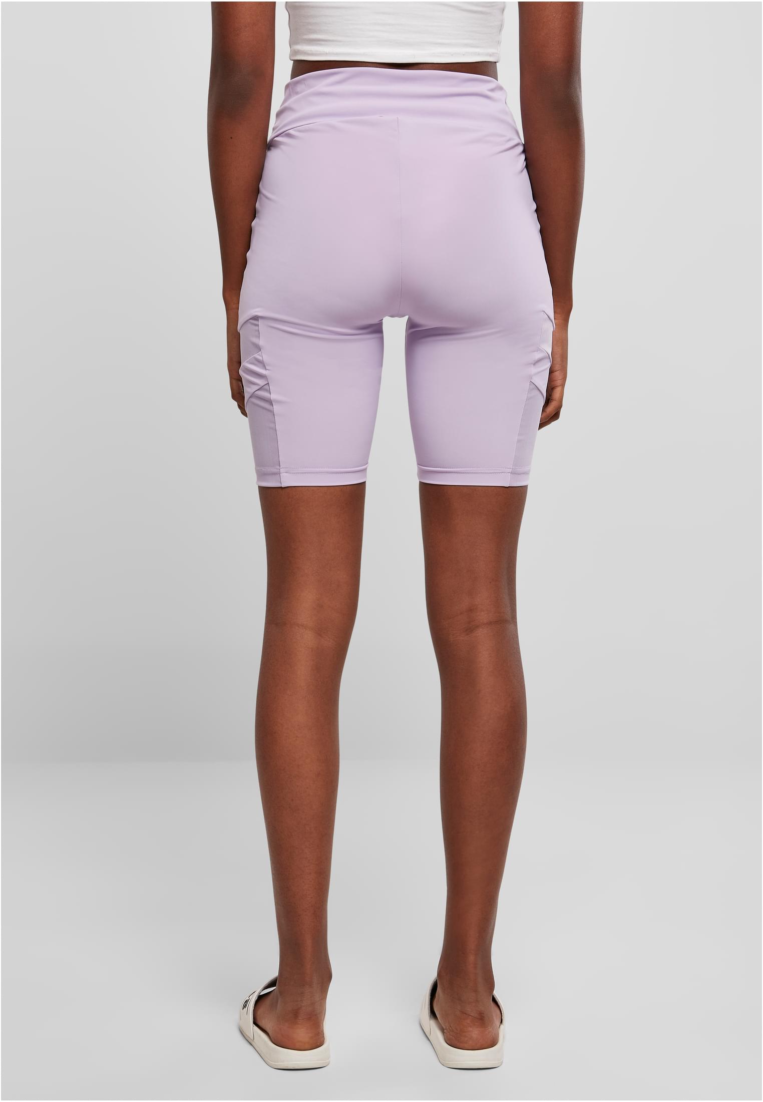 Ladies High Waist Tech Mesh Cycle Shorts lilac 3XL - variant image 2