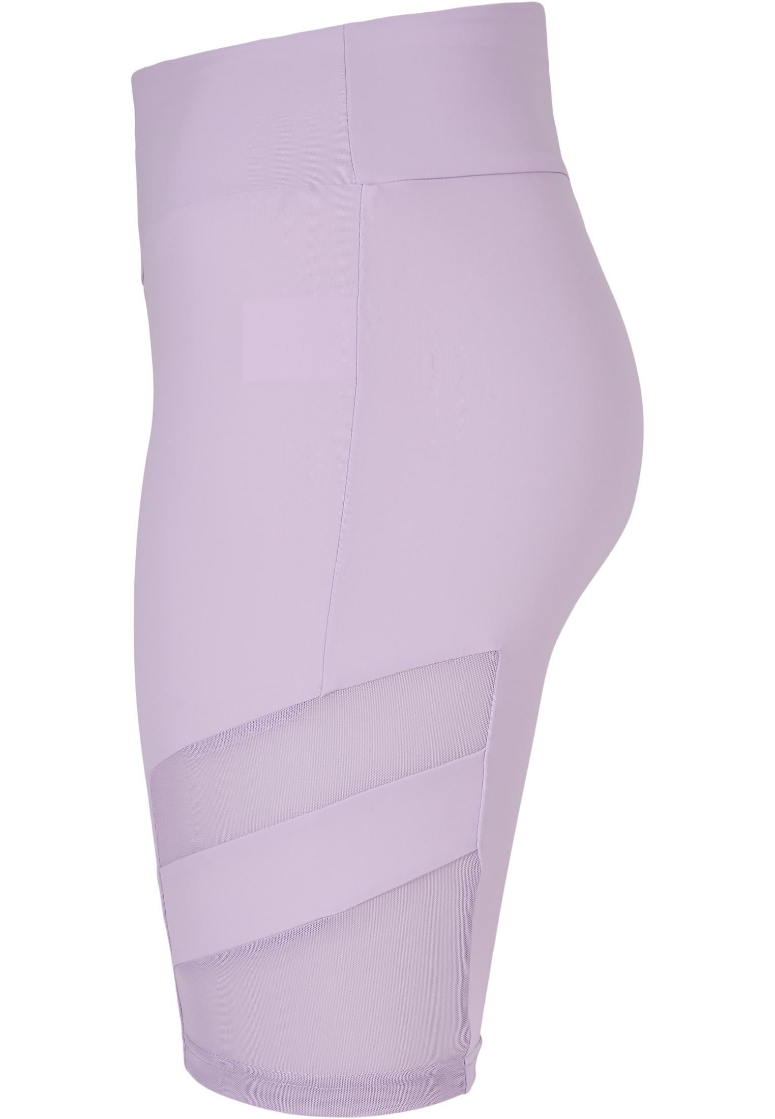 Ladies High Waist Tech Mesh Cycle Shorts lilac 3XL - variant image 6