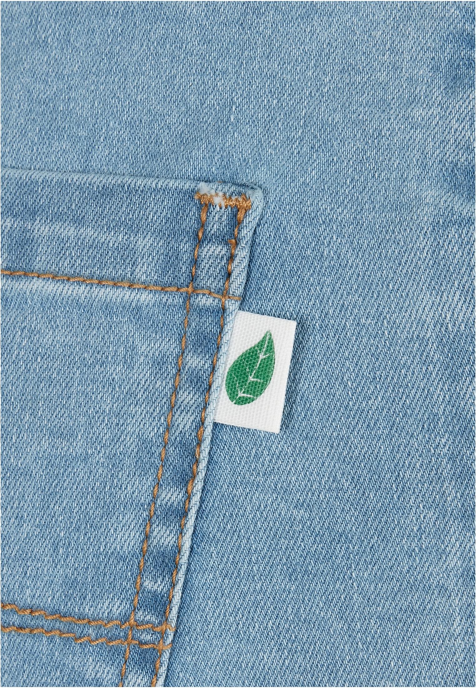 Ladies Organic Stretch Denim 5 Pocket Shorts clearblue bleached 26 - variant image 11
