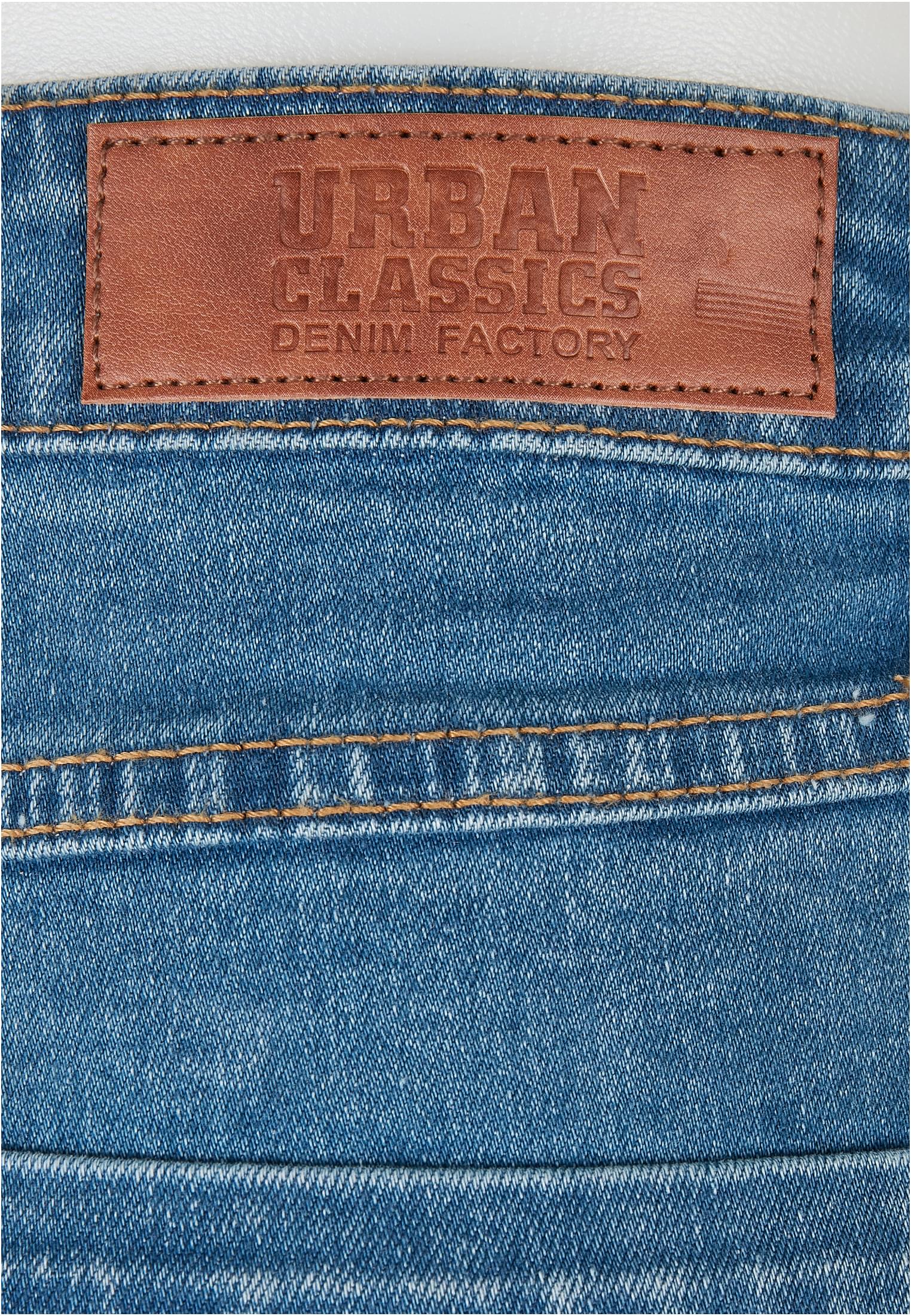 Ladies Organic Stretch Denim 5 Pocket Shorts clearblue washed 26 - variant image 12