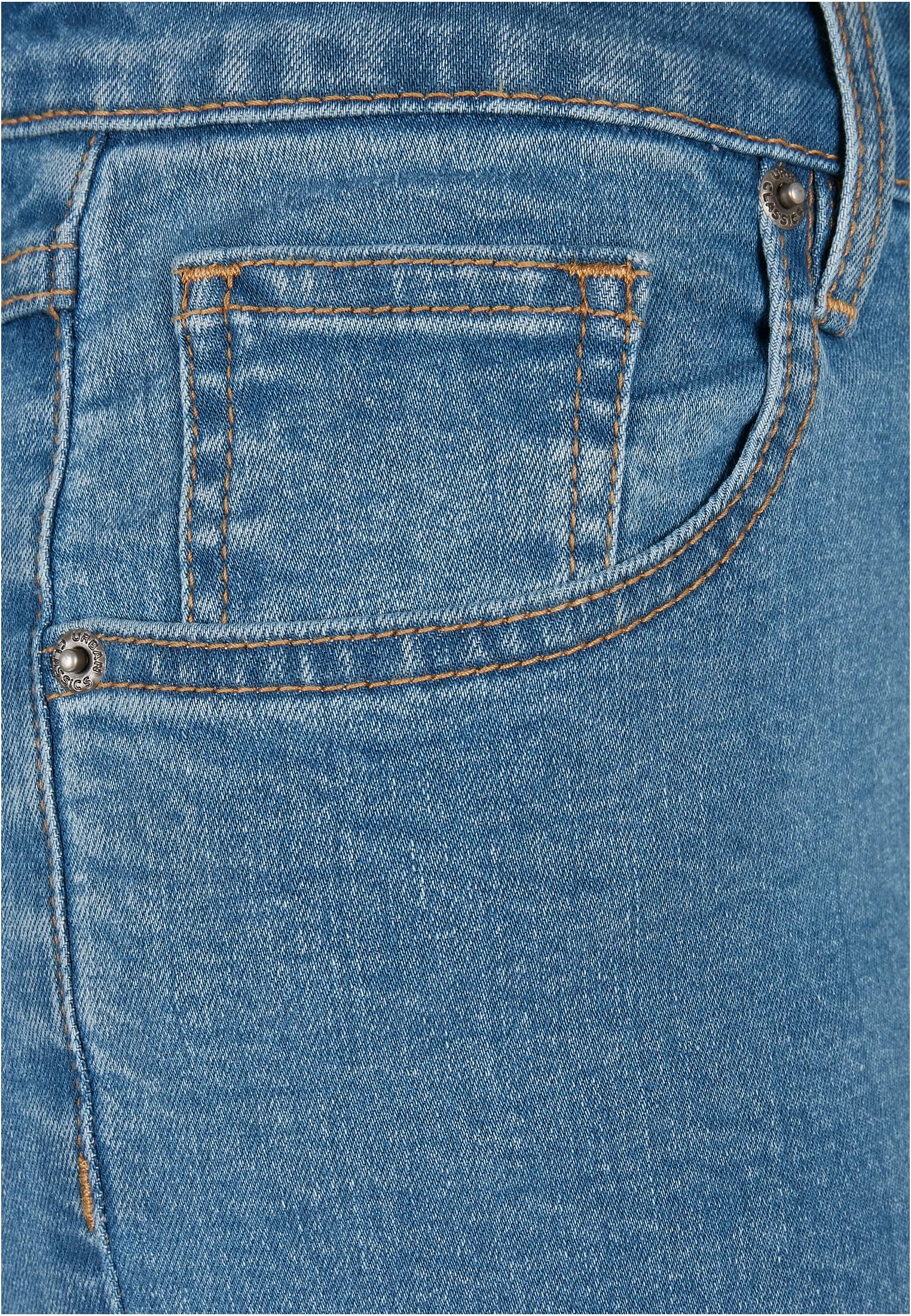 Ladies Organic Stretch Denim 5 Pocket Shorts clearblue washed 26 - variant image 9