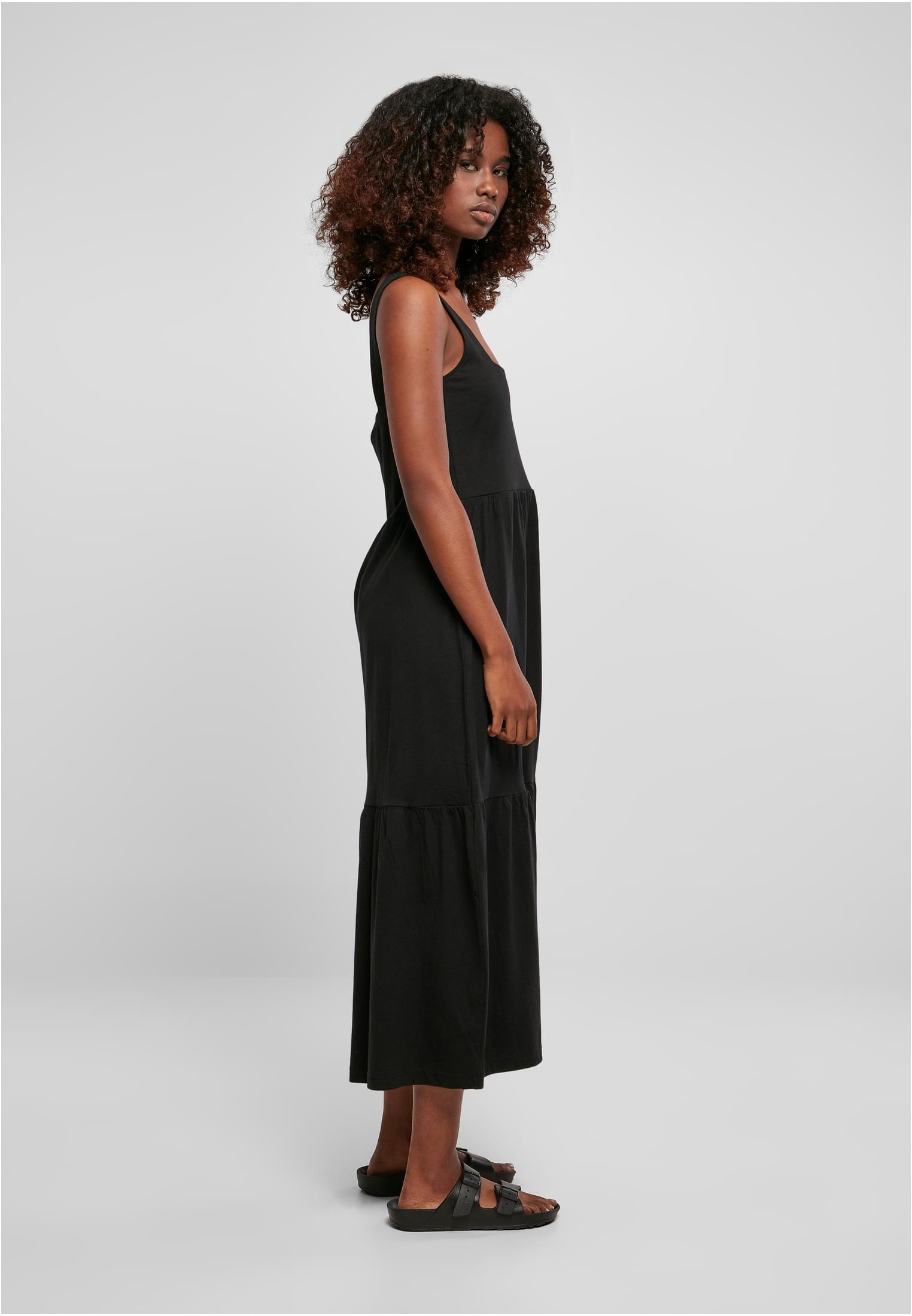 Ladies 7/8 Length Valance Summer Dress black 3XL - variant image 3