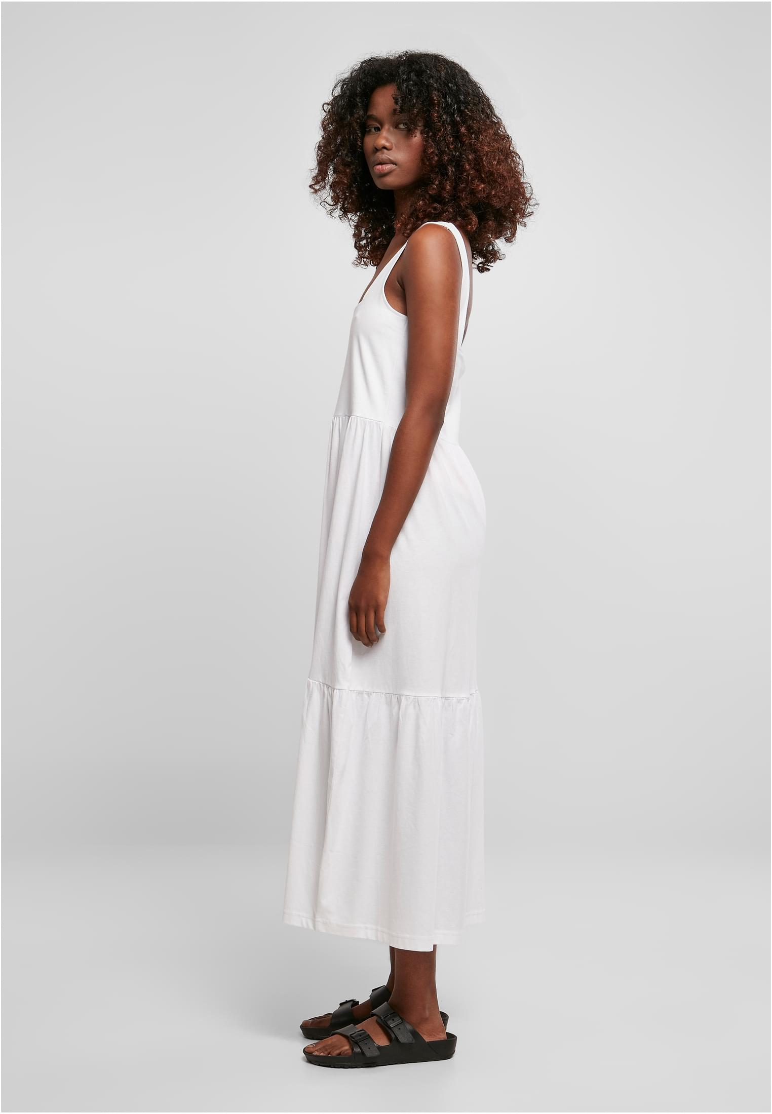 Ladies 7/8 Length Valance Summer Dress white 3XL - variant image 1