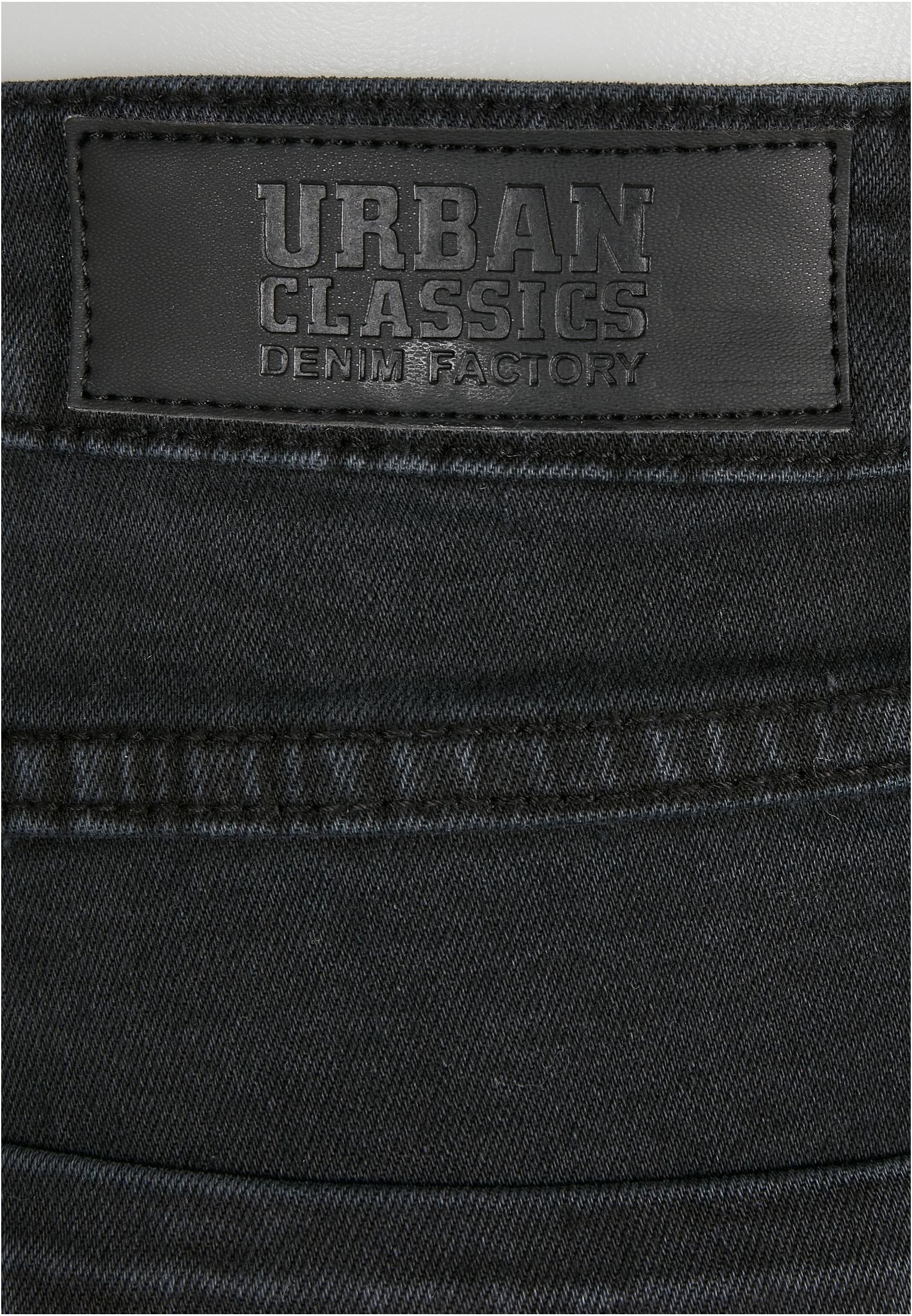 Ladies Organic Stretch Denim 5 Pocket Shorts black washed 26 - variant image 12