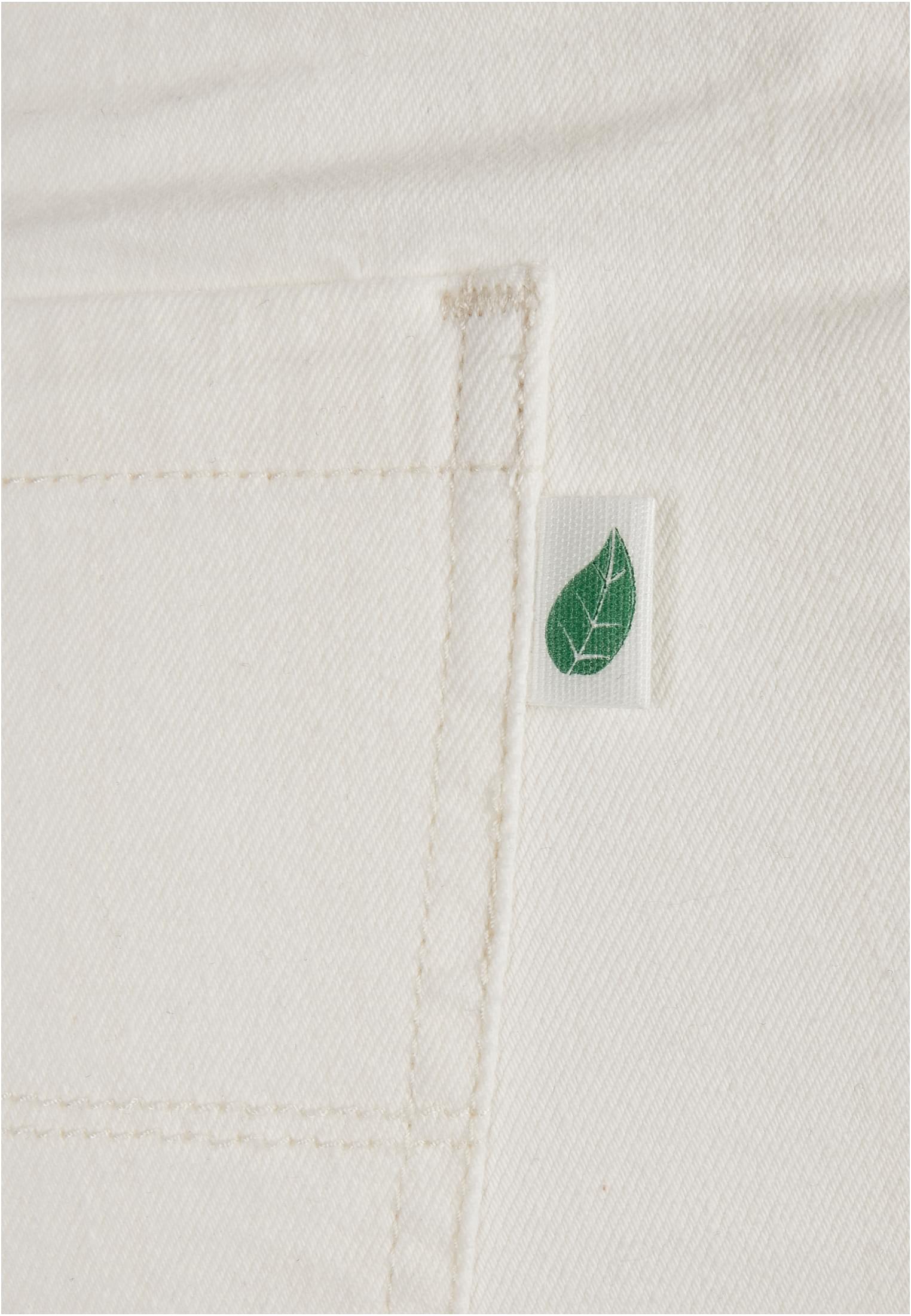 Ladies Organic Stretch Denim 5 Pocket Shorts offwhite raw 26 - variant image 11