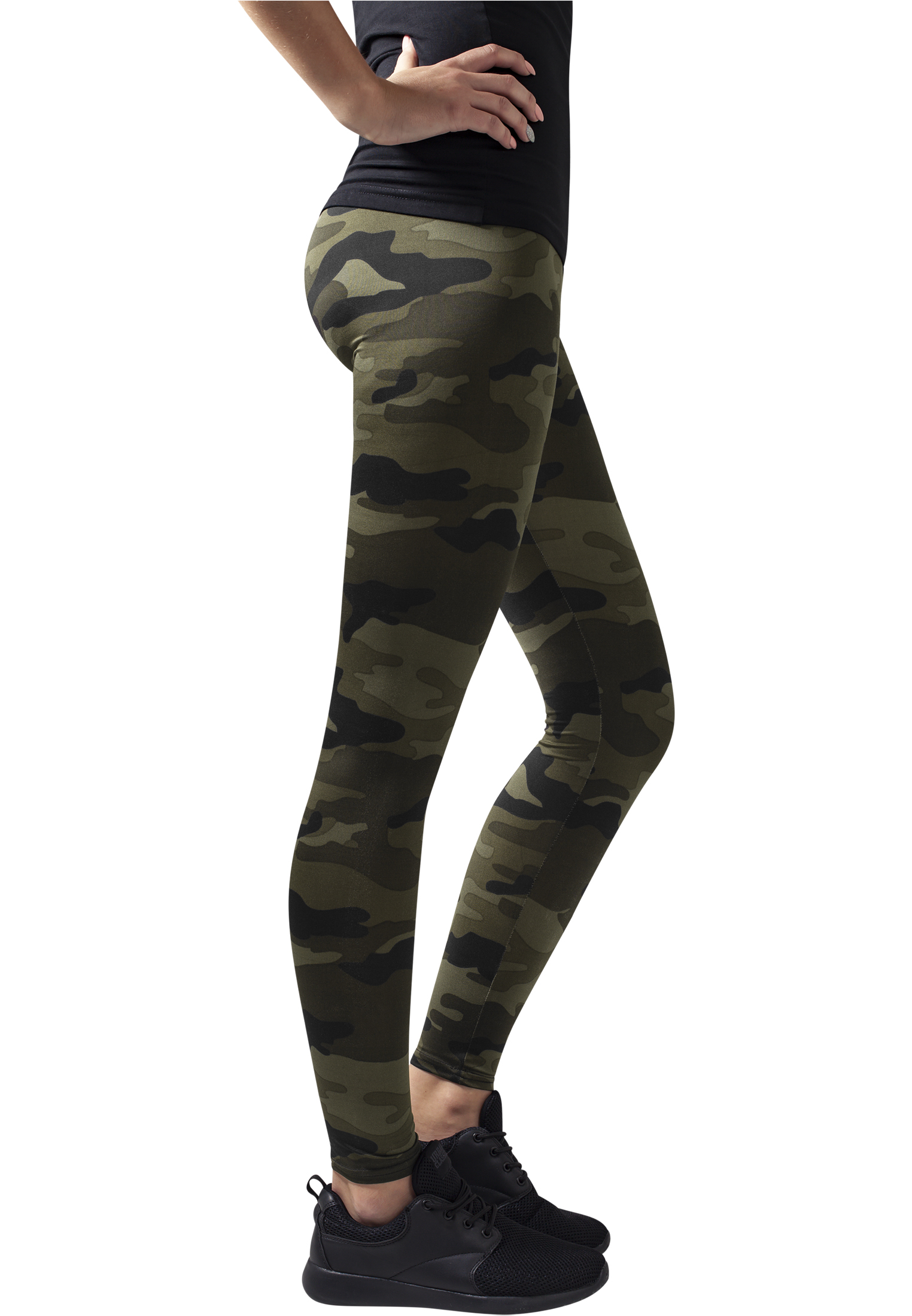 Ladies Camo Leggings wood camo XL - variant image 3