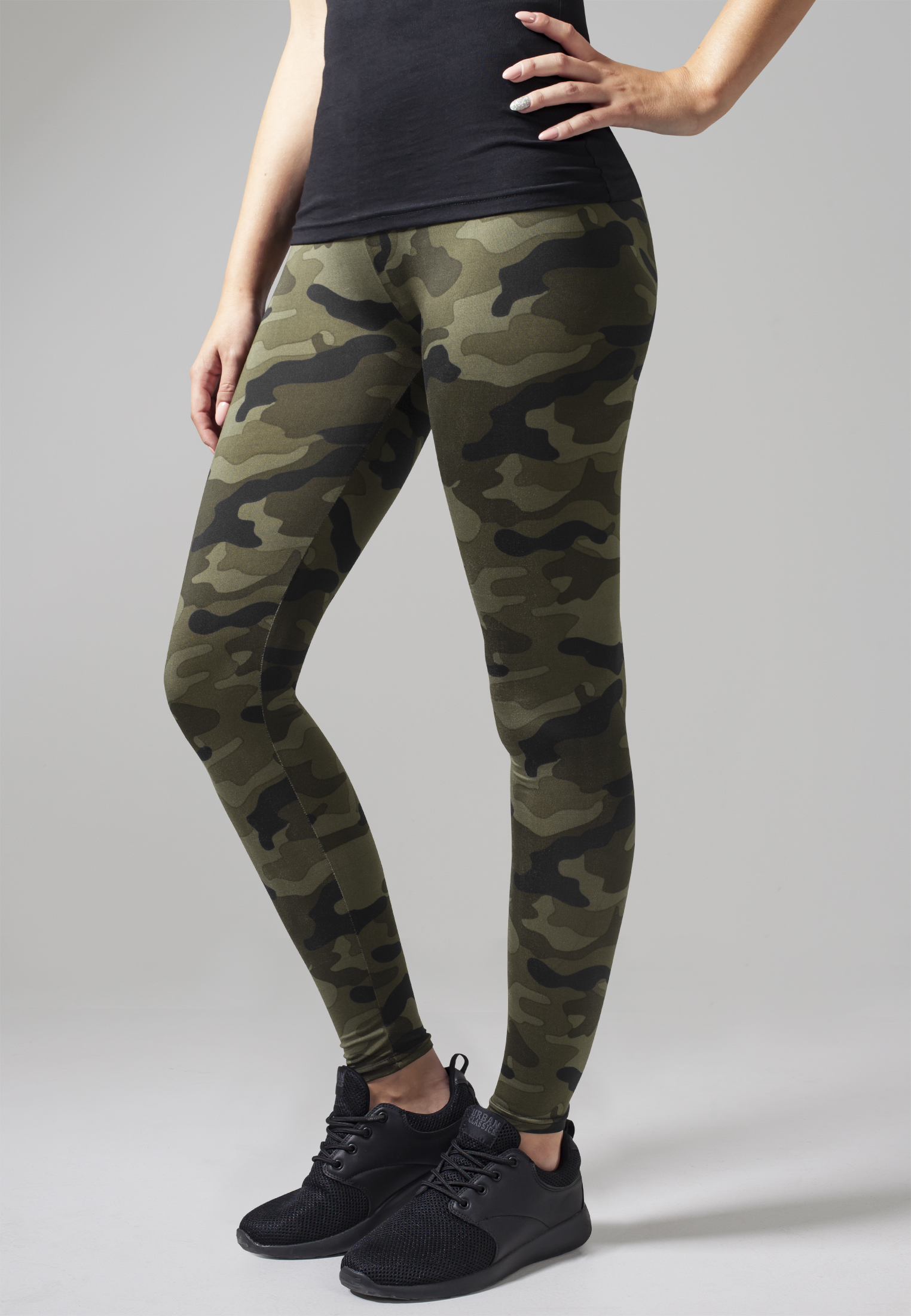 Ladies Camo Leggings wood camo XL - alternate variant 1